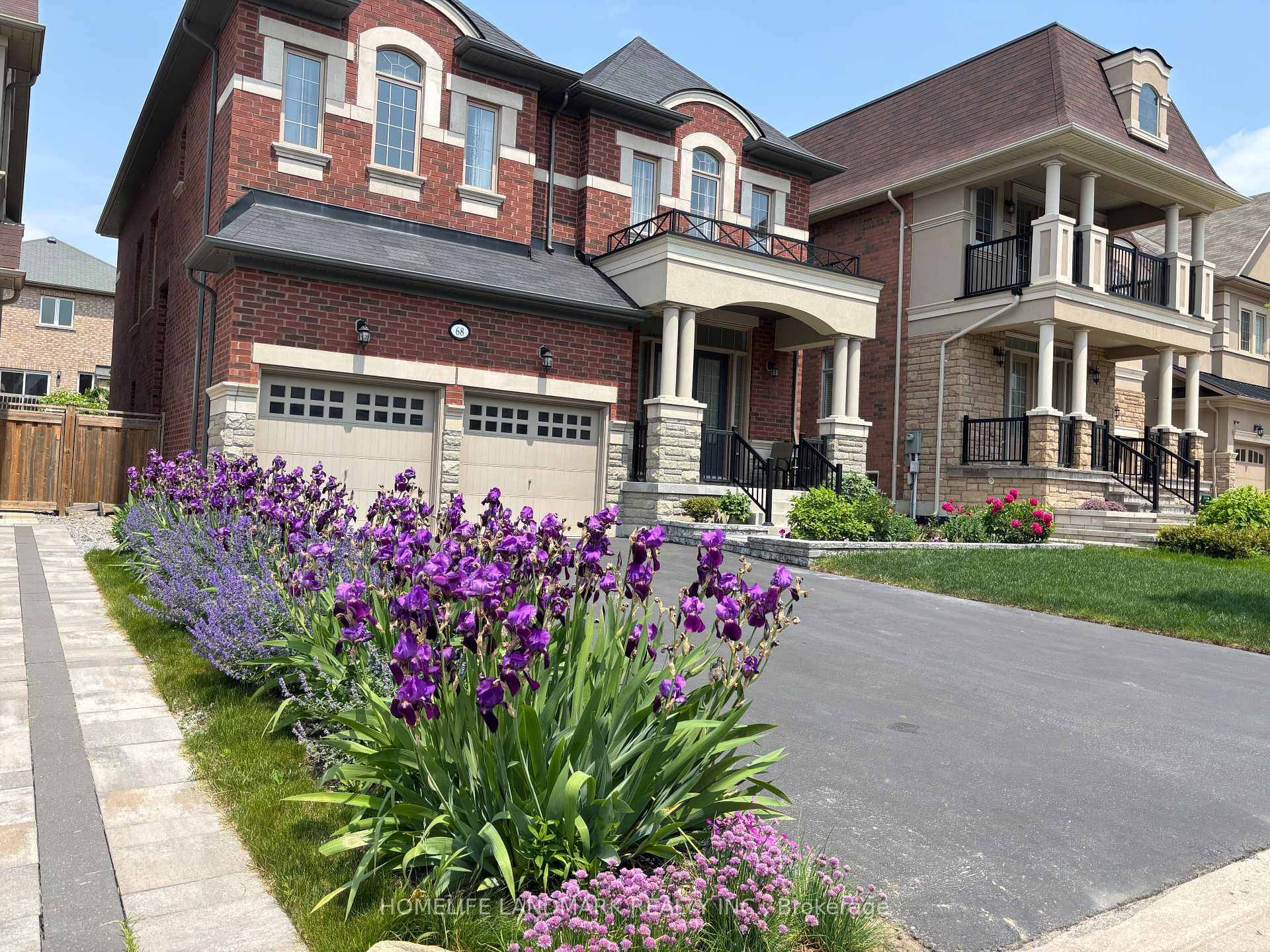 Luxury Home with 5 Bdrm Library on the second floor, total 6 bathrooms.
