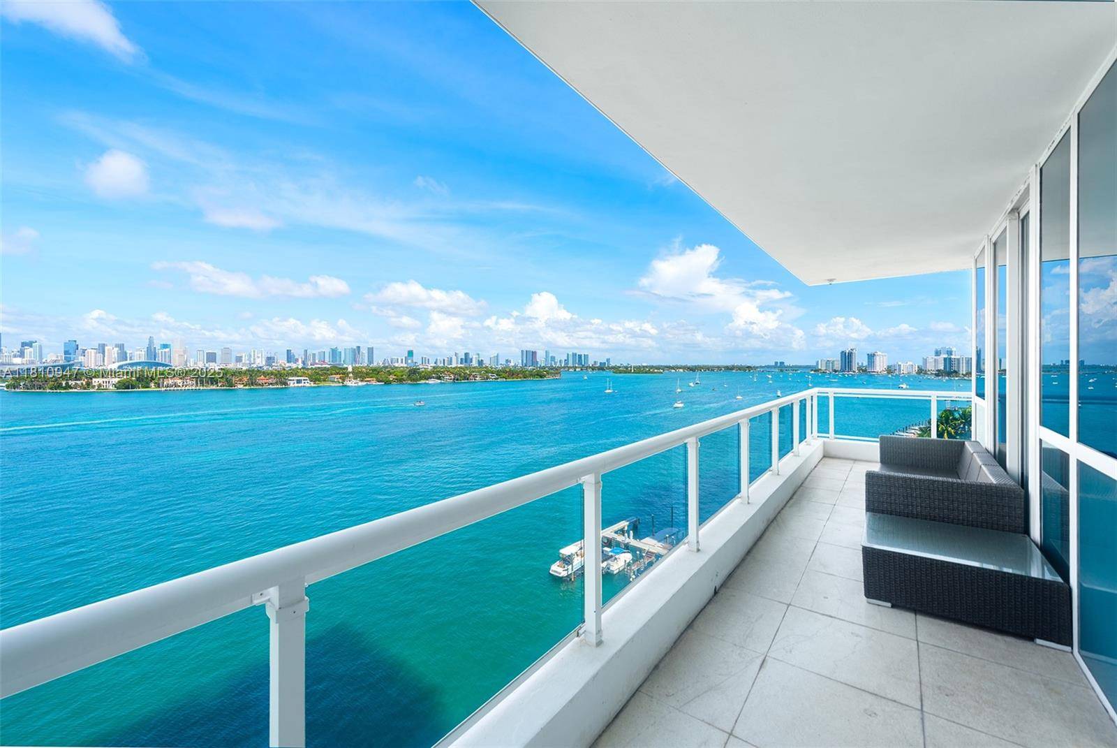 Priced to Sell ! Most desirable 2 2 corner condo at Luxury amp ; Boutique Bentley Bay with wrap around terrace amp ; amazing views of the Downtown Miami skyline ...