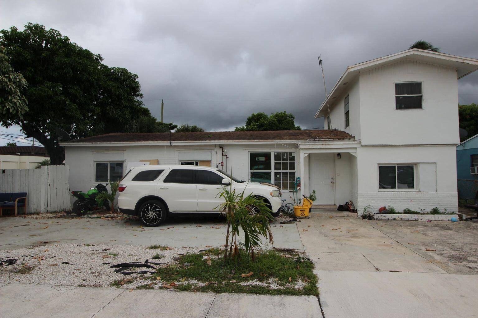 No HOA ! CBS home with a fenced backyard.