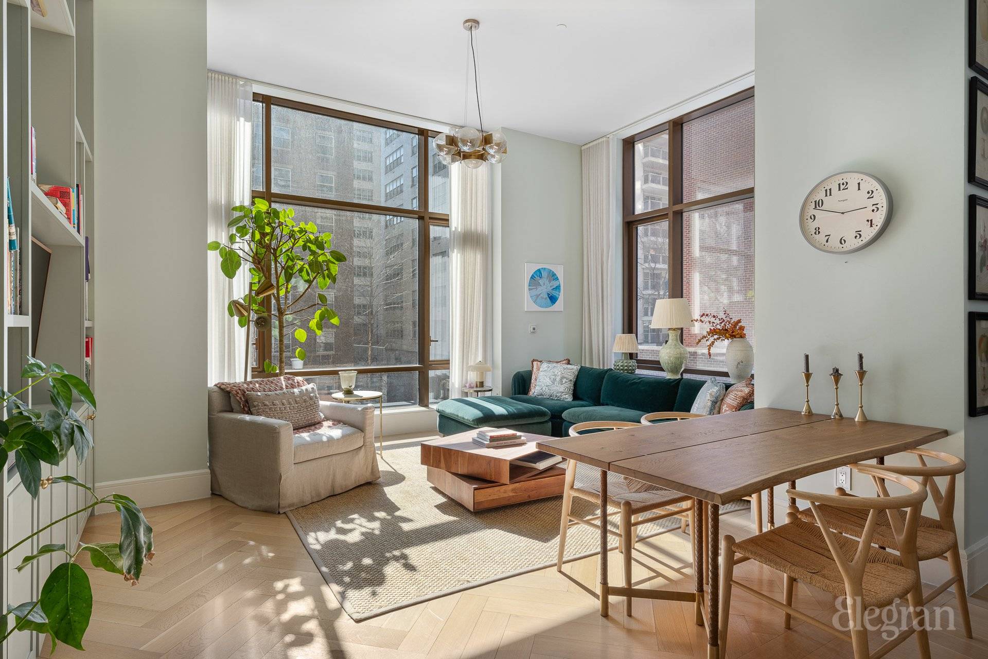 Nestled in one of Manhattan s most coveted neighborhoods, this stunning corner two bedroom, two and a half bathroom residence offers an exceptional blend of sophistication, comfort, and modern luxury.