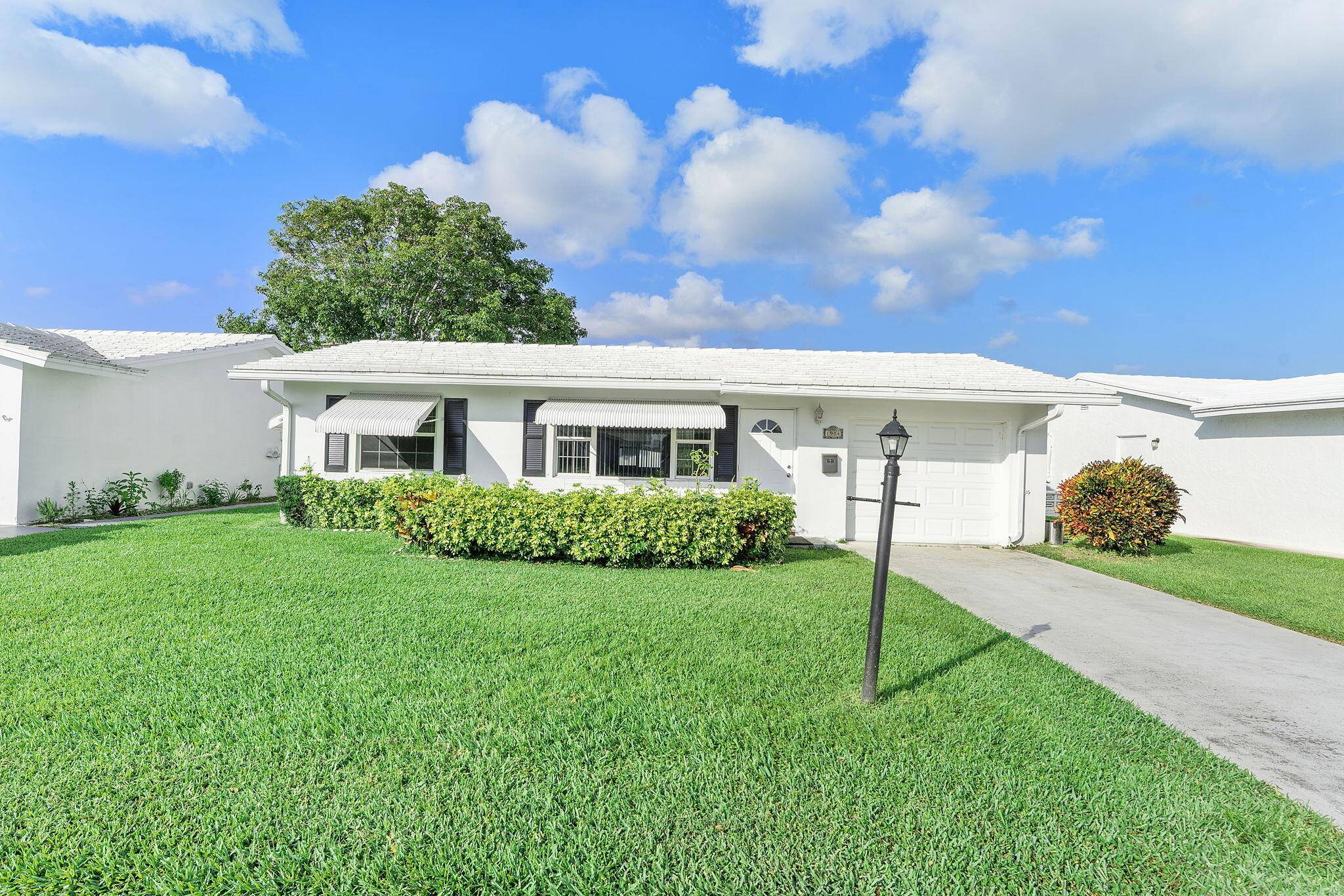 Discover your perfect Florida 55 community lifestyle in this beautifully refreshed 2 bedroom, 1 bathroom single family home in sought after Boynton Beach.