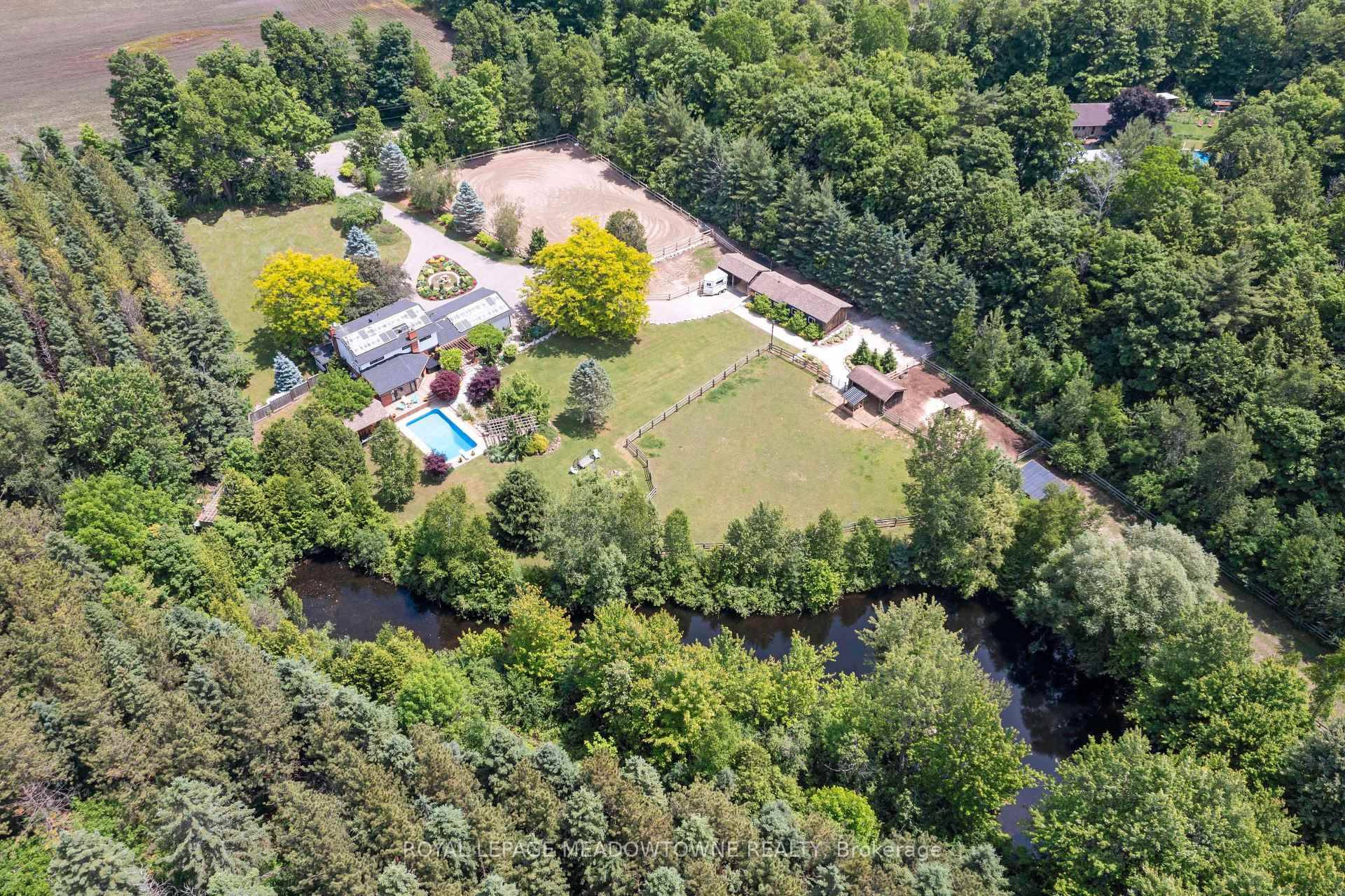 Discover the perfect blend of privacy, luxury and convenience at this exceptional 10 acre estate, ideally located minutes from Acton, Milton, and nearby GO Stations.