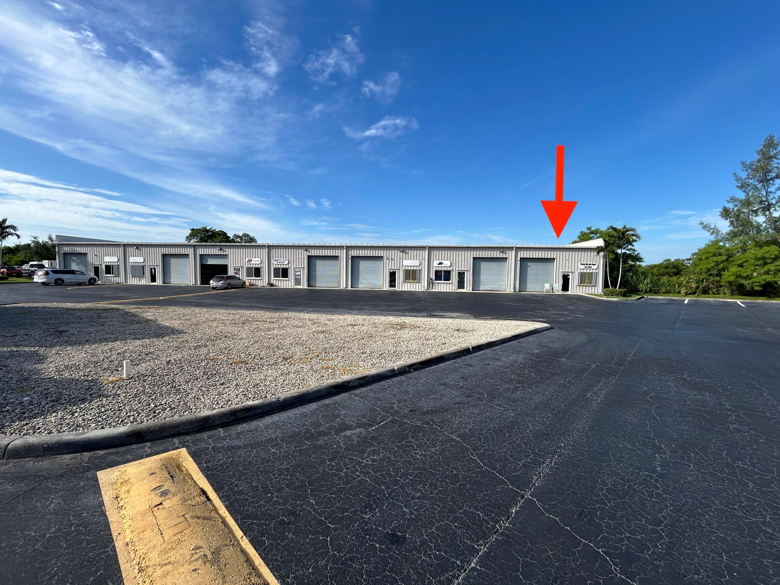 Well Maintained Fully A C'd 2400 Sq ft Flex Office Warehouse with 100 Sq ft of Office and 2300 Sq ft of warehouse.
