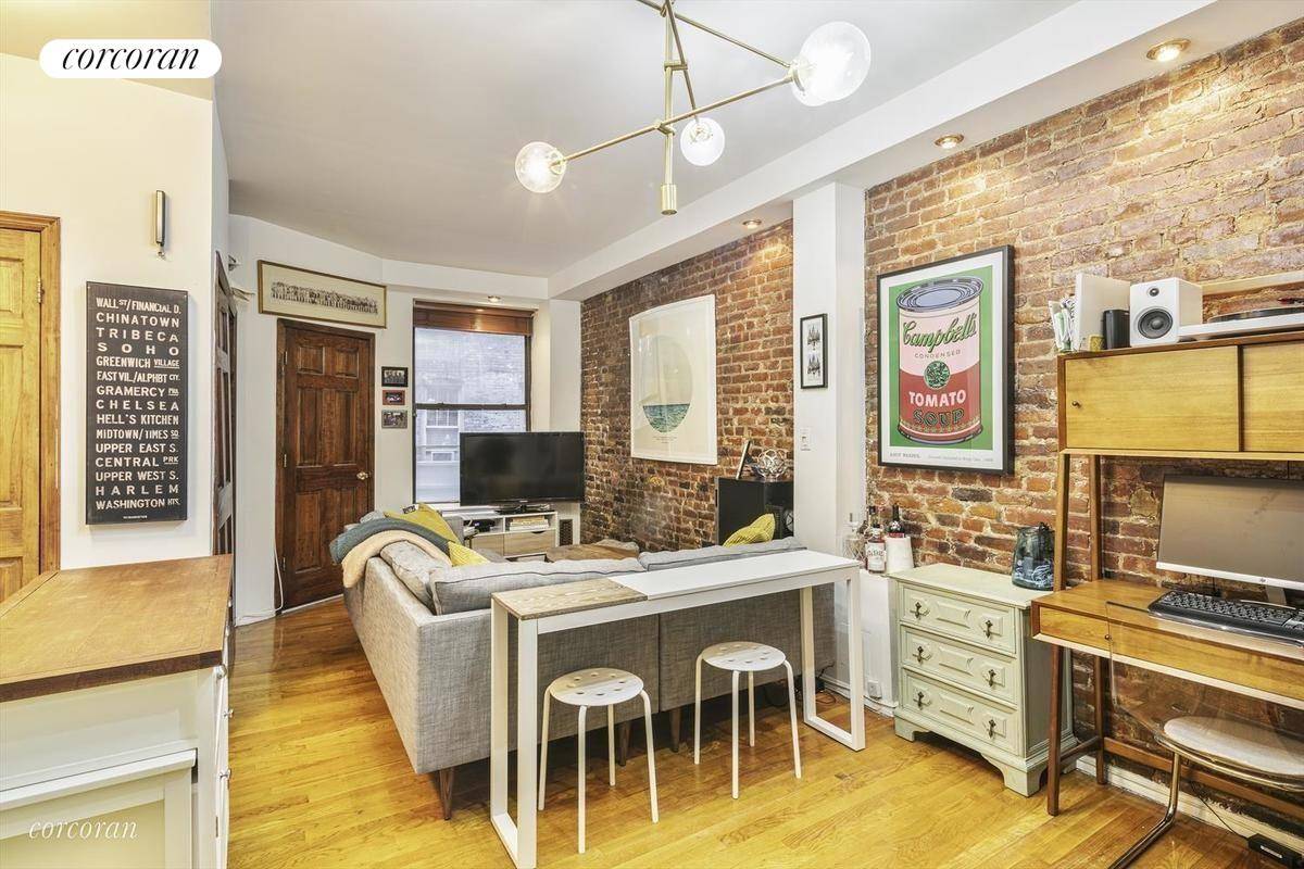 Rarely Available and absolutely charming, this one bedroom floor thru is not to be missed.