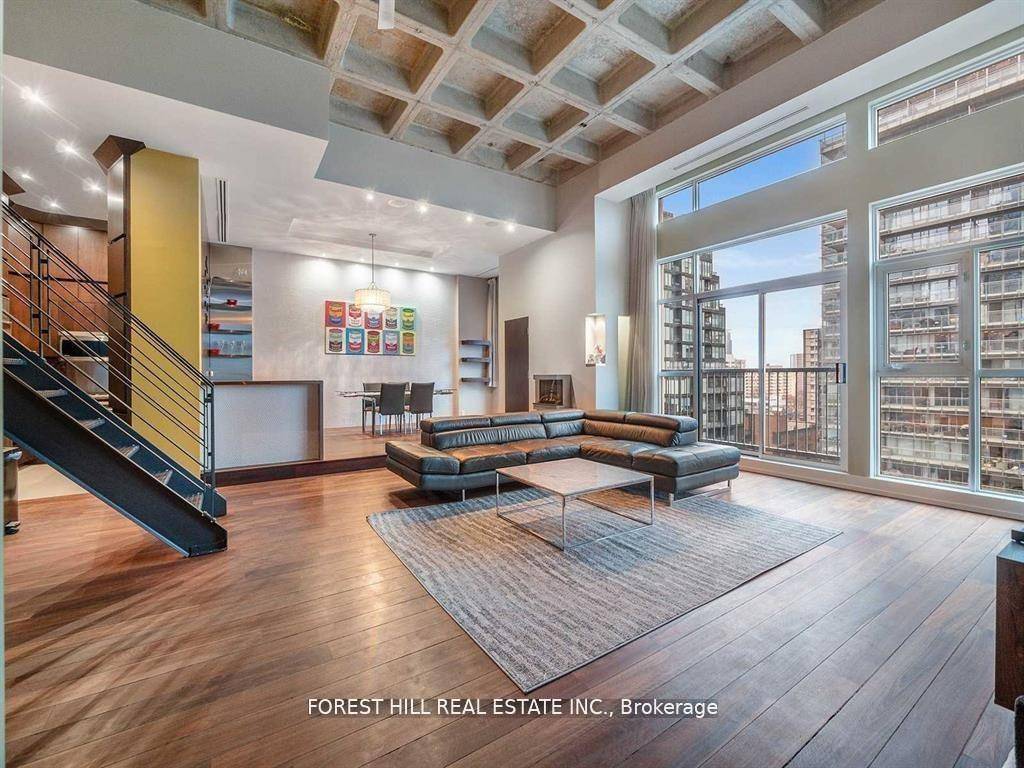Welcome to the entertainer's dream loft.