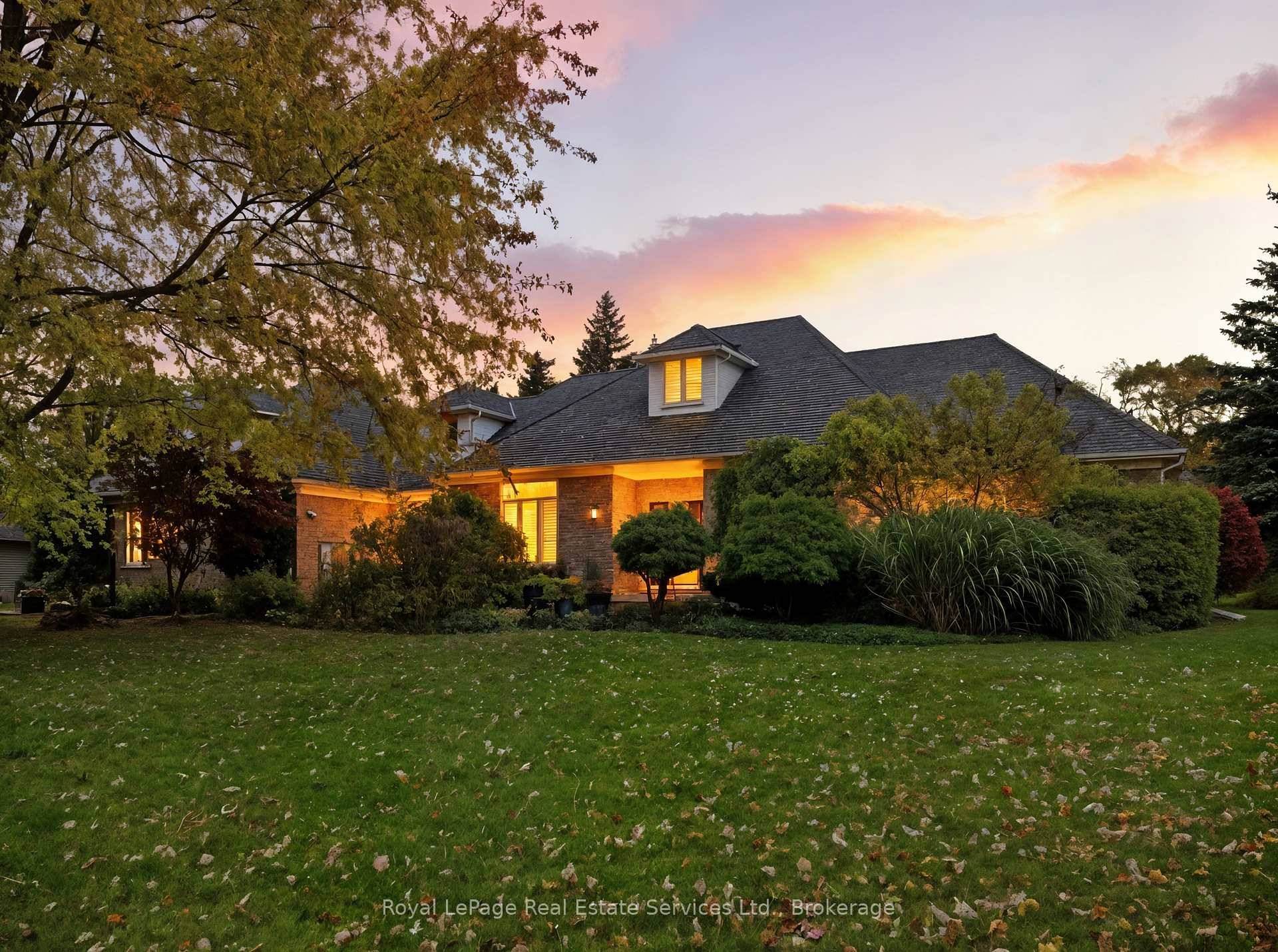 Welcome to 47 Fox Run Drive, an amazing over 4000 sq ft 'bungaloft' nestled on a treed and landscaped over 1 acre lot backing onto a protected forest area.