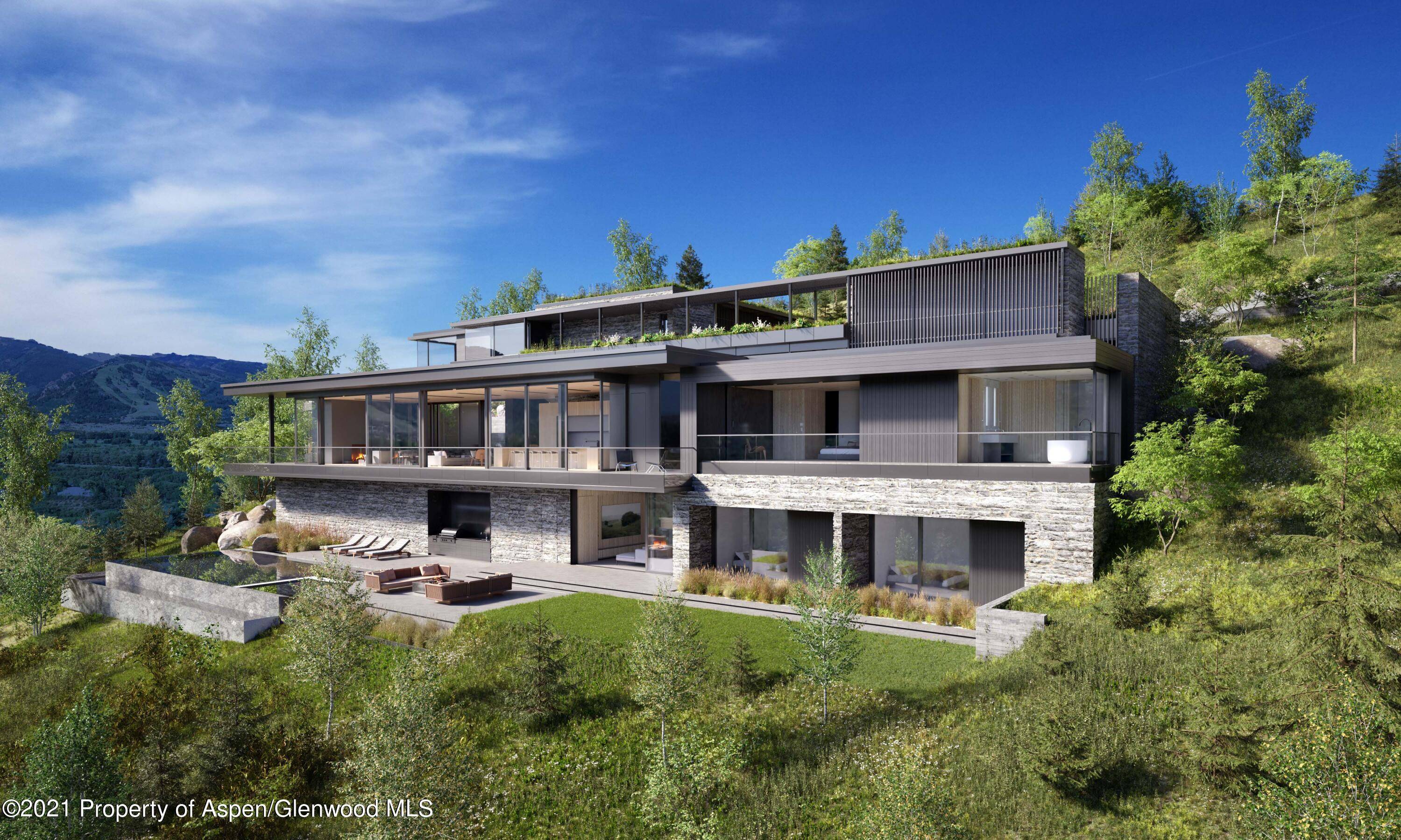Horizon House, named for the sweeping views of Aspen, Highlands and Buttermilk mountains, all capped by a sunset over Mt.