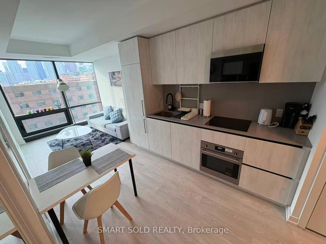 Welcome to The Luxury Condos in Distillery District, never lived in 2 Bed apartment for lease.