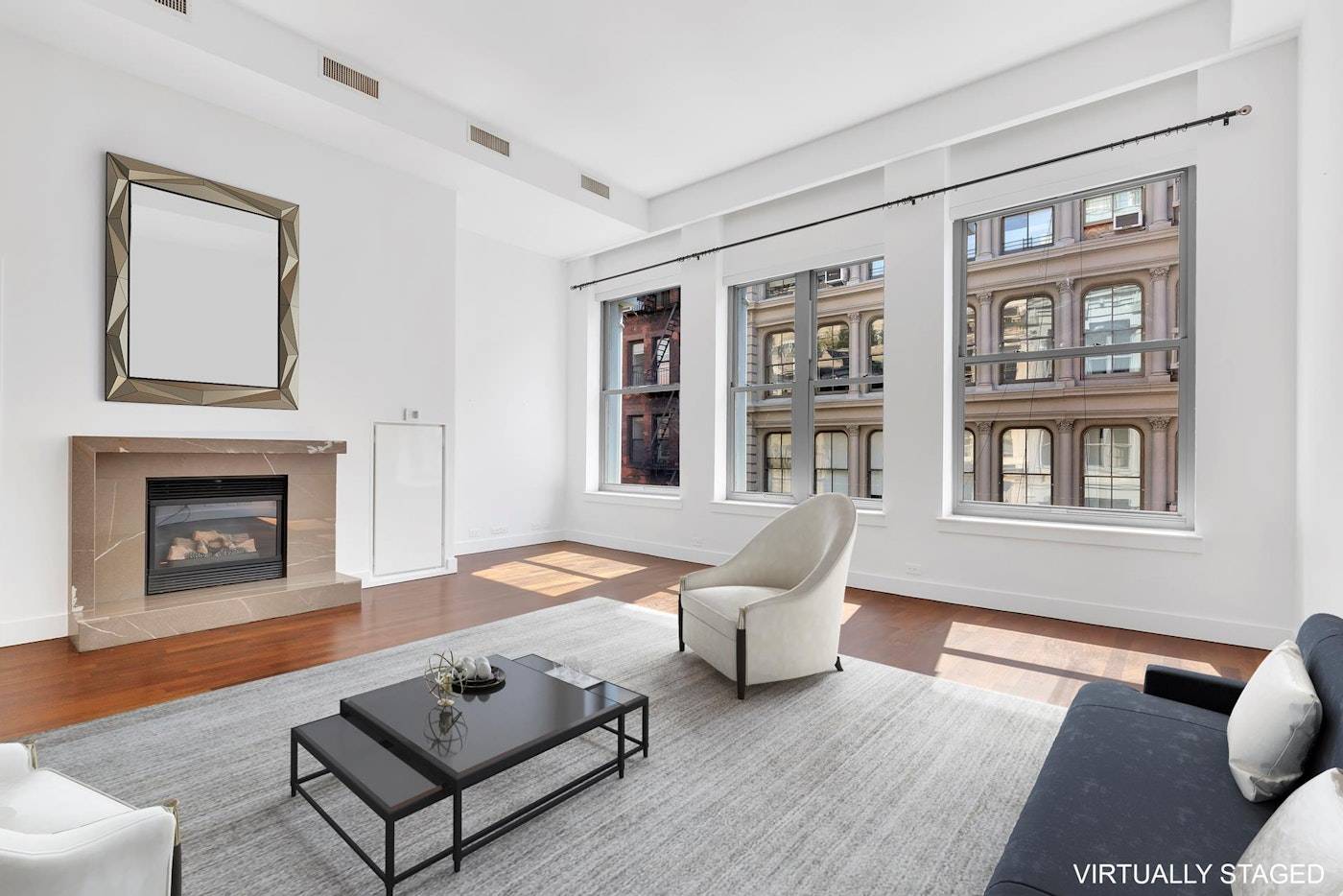 Ultra modern and chic 2 bed 2 bath SOHO Dream Loft with soaring ceilings and private keyed elevator.