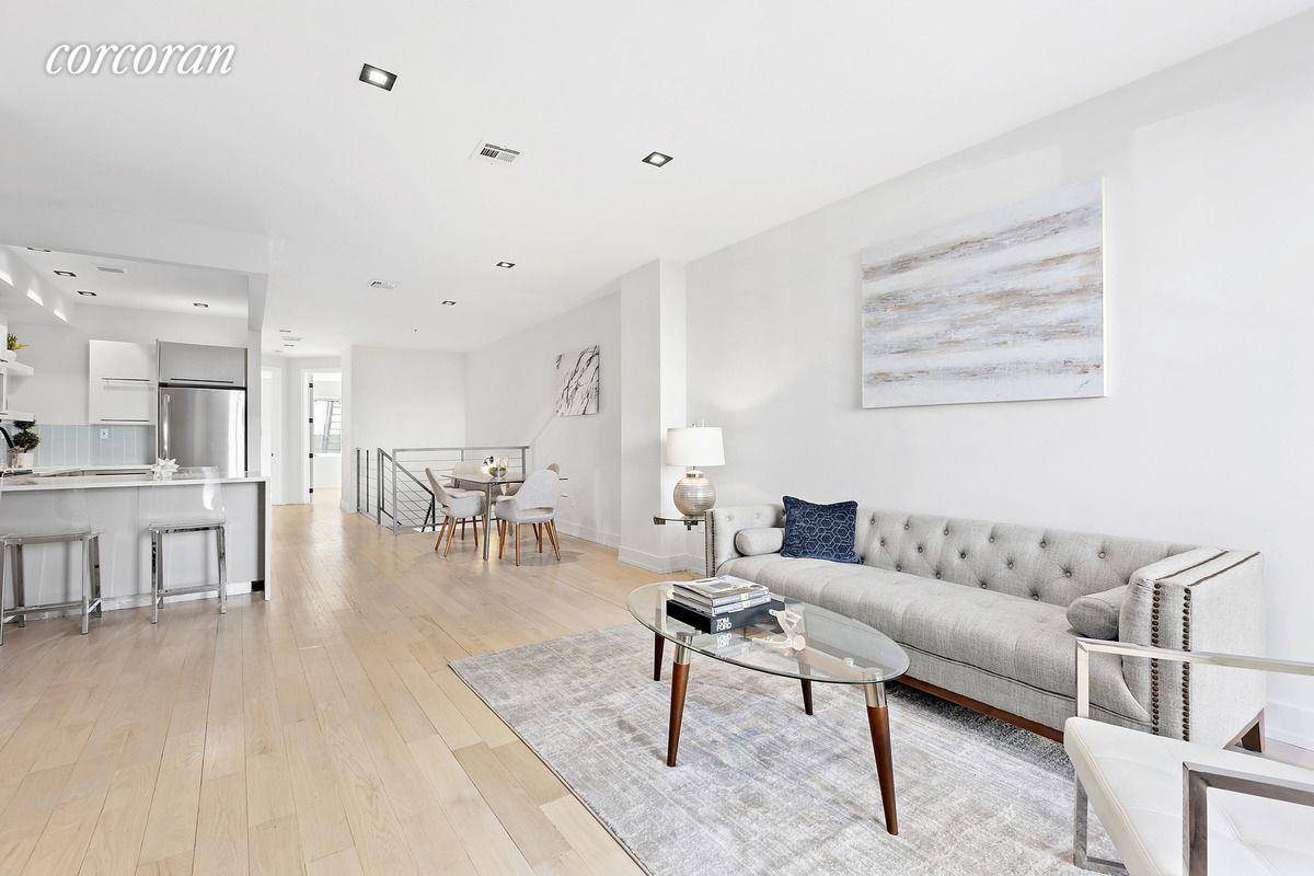 At 1600 interior square feet, this glorious 2 bedroom and 1.