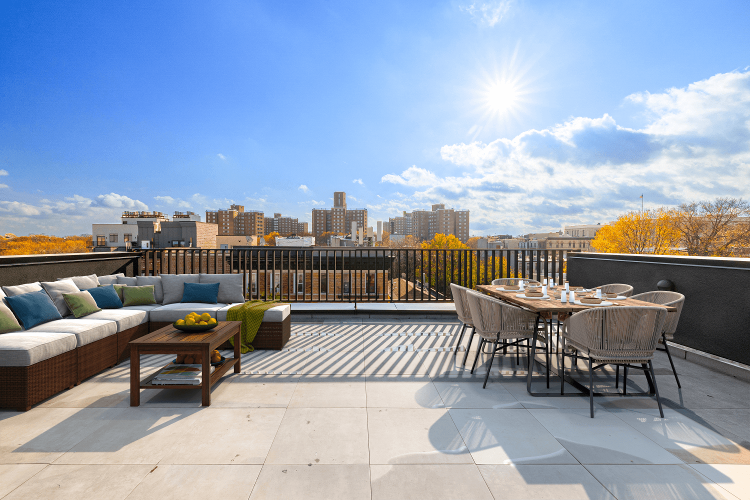 This stunning 2 bedroom, 1 bathroom duplex with over 500 sf of private outdoor space, combining impeccable design with a thoughtful layout.