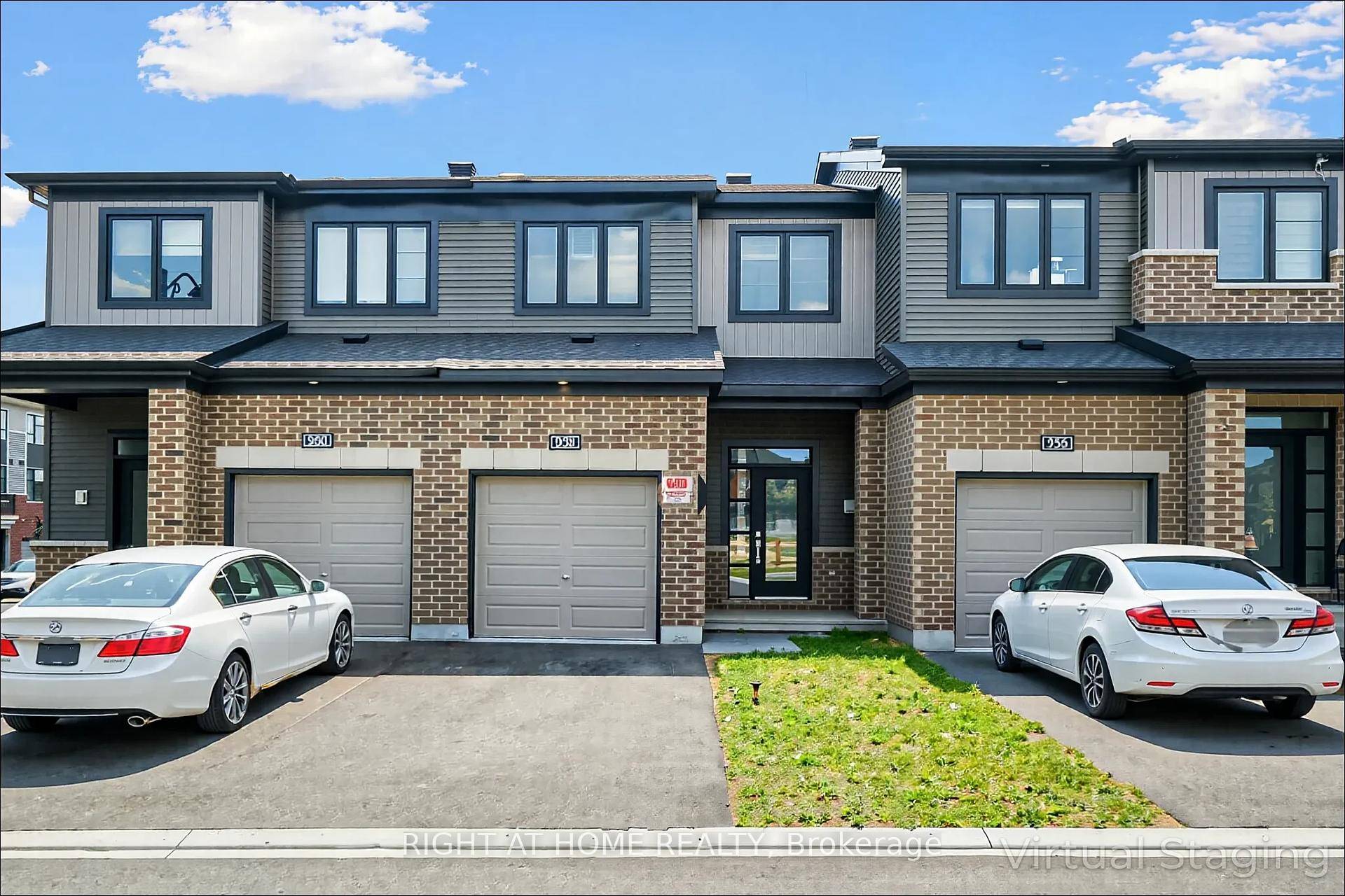 Stunning 2024 built executive townhome in Quinn's Pointe, Barrhaven, with no front neighbor for added privacy.