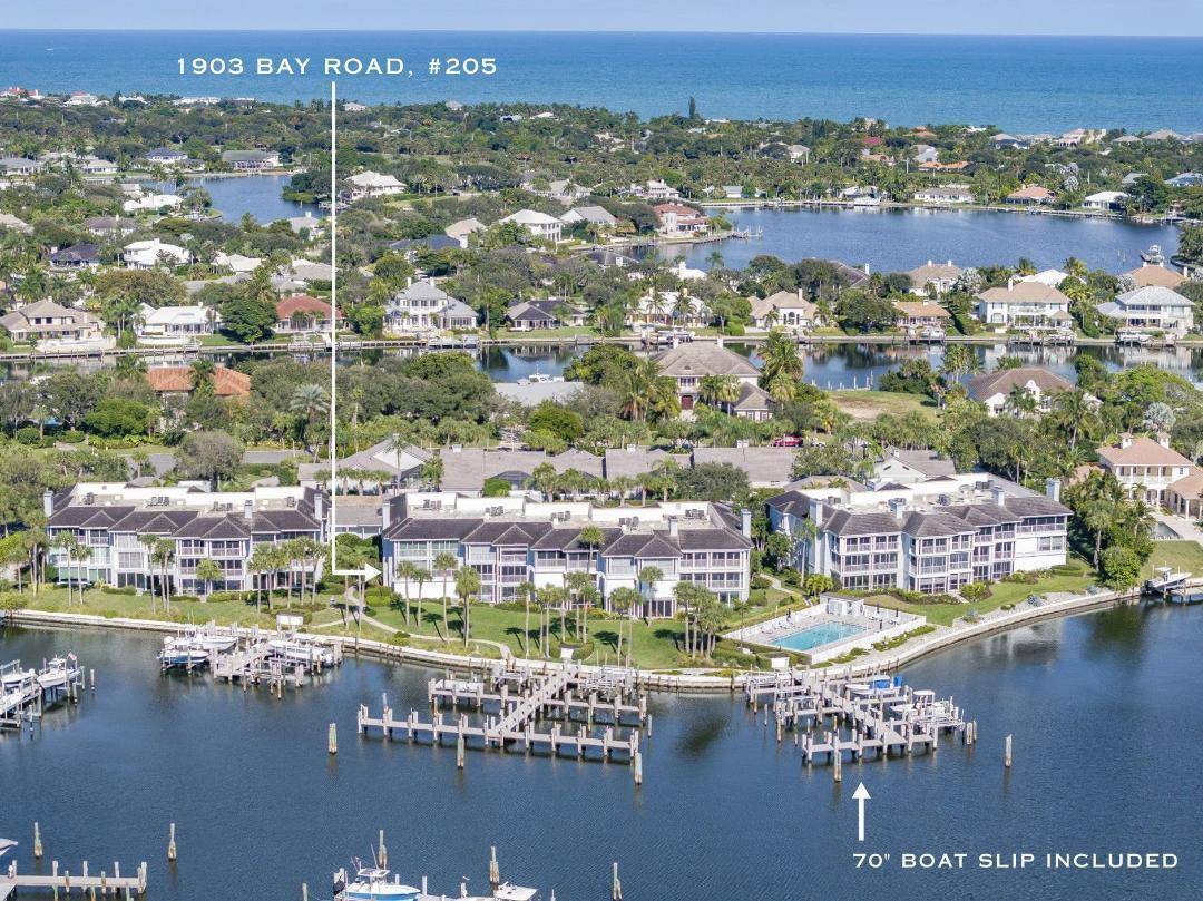 Welcome to 1903 Bay Road, 205 The Pointes in the Moorings of Vero Beach.