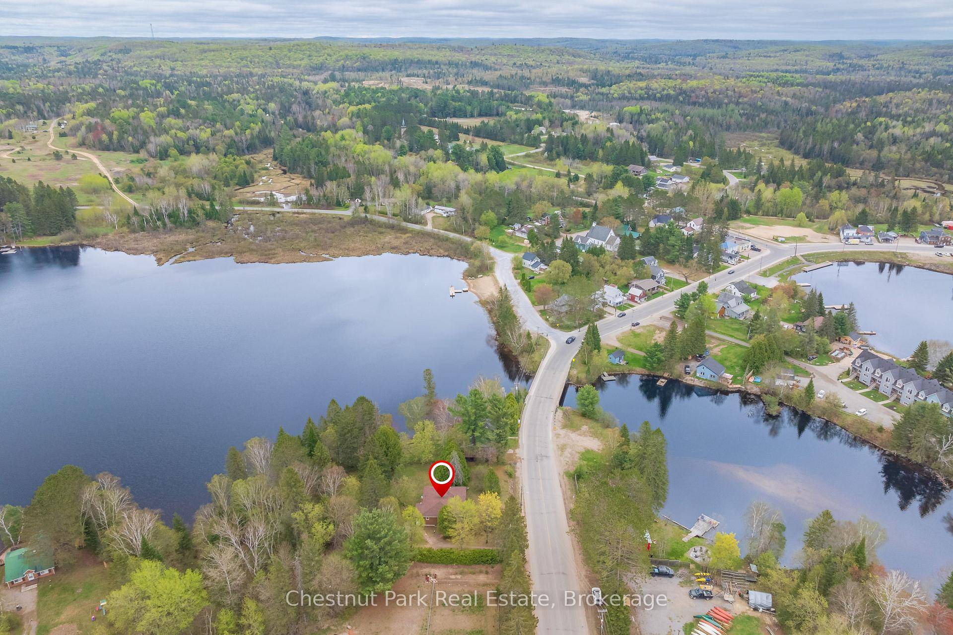 Located in the heart of Kearney, this charming 3 bedroom, 1 bathroom home offers the perfect blend of in town convenience and serene waterfront living.