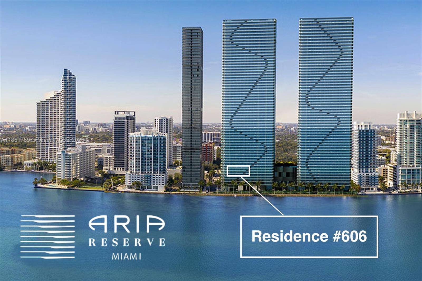 Brand new 2 bed Den, 3 bath luxury residence at Aria Reserve in Edgewater.