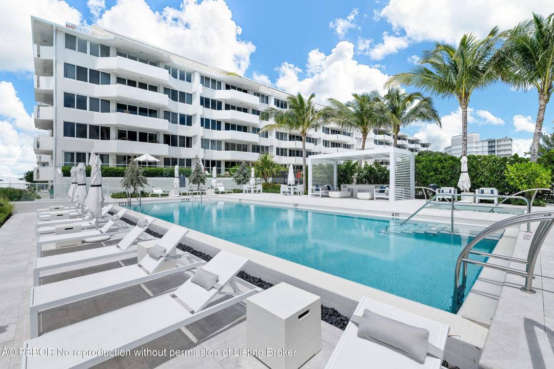 This exquisitely renovated two bedroom apartment is located in one of Palm Beach's premier Intracoastal buildings.