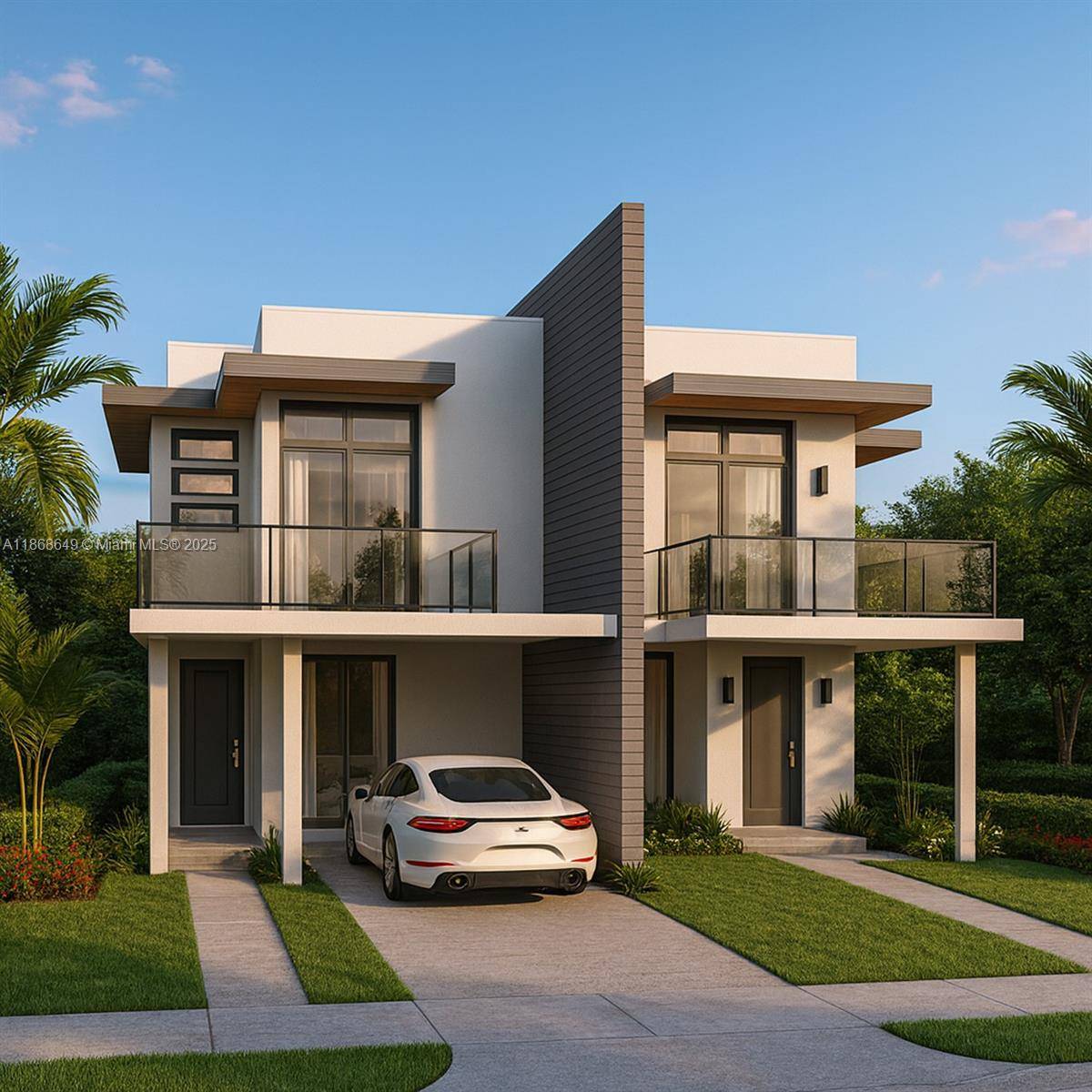 Shovel ready T3 O duplex site in Shenandoah Little Gables.