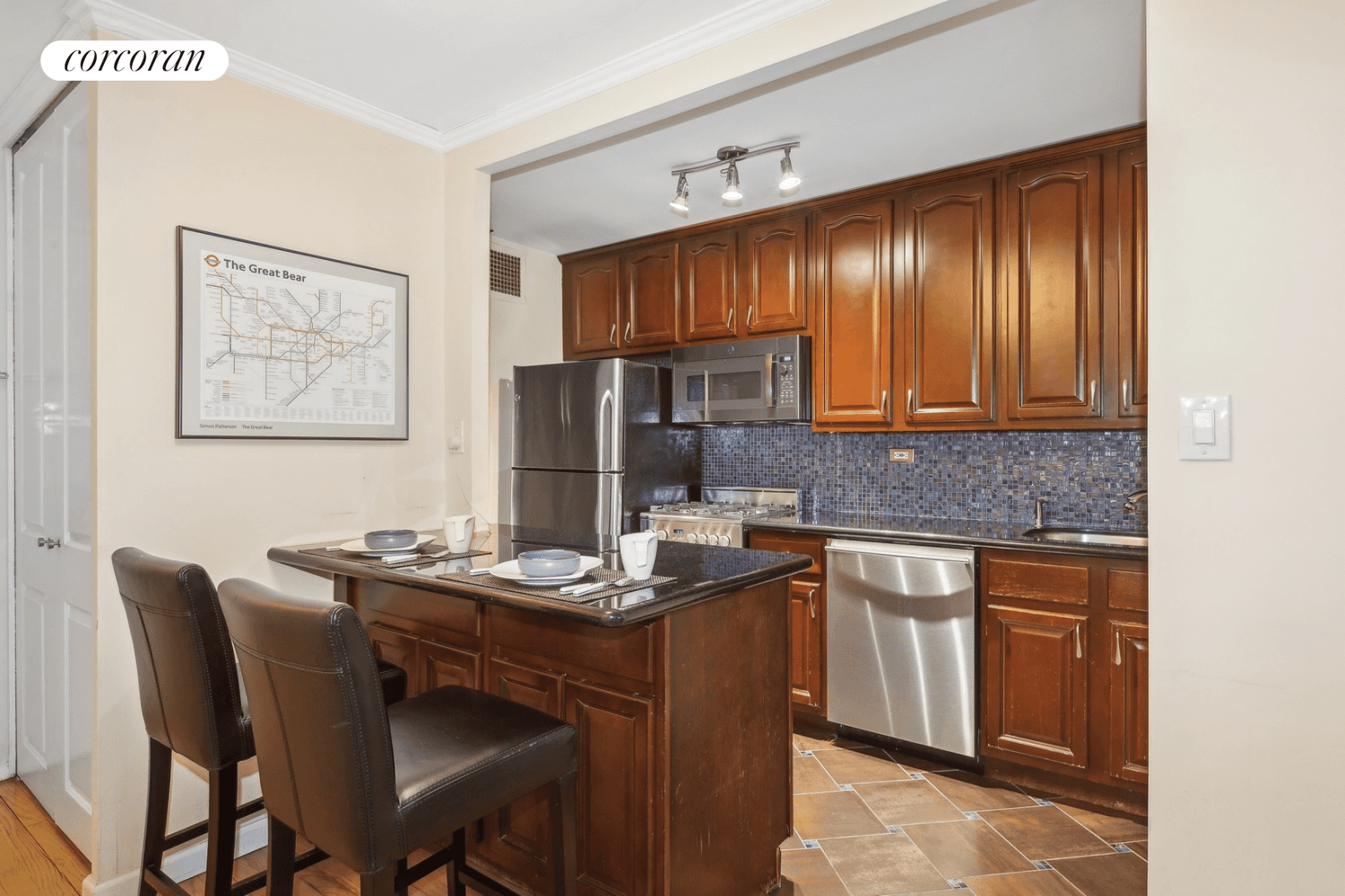 This was once an enormous alcove studio but, has been beautifully converted into a comfortable and functional one bedroom home.
