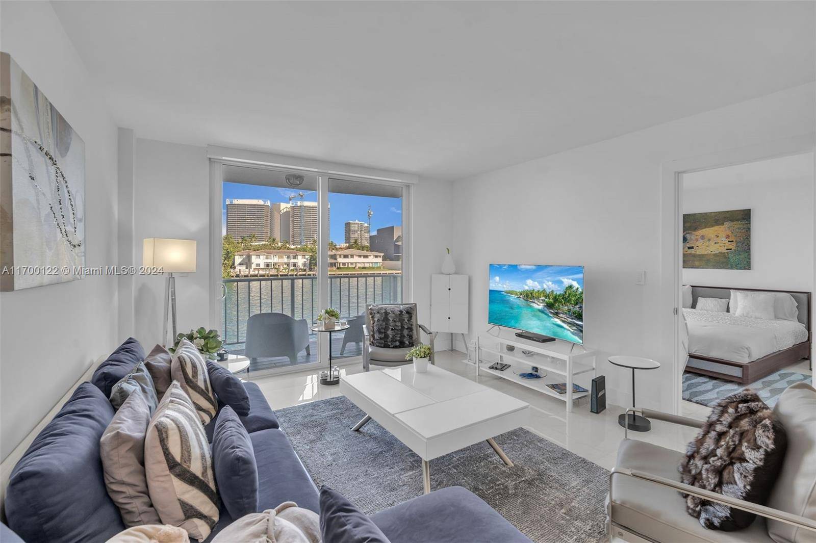Experience waterfront living in this beautifully remodeled 2 bed, 2 bath condo including a convenient Jack and Jill setup.