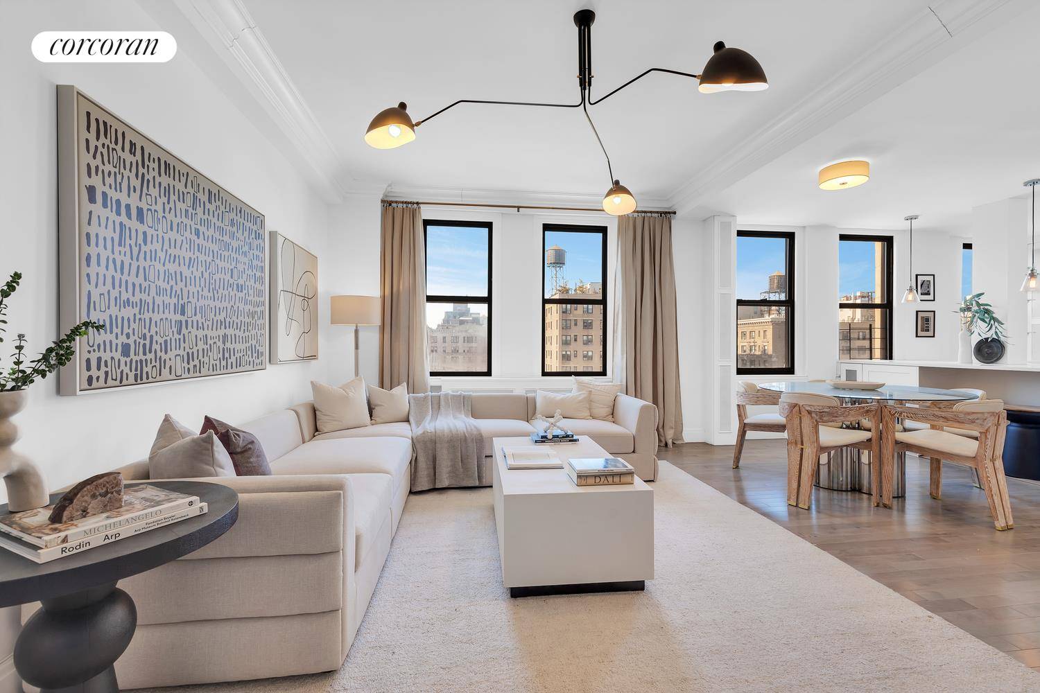 Apt 12F at 221 West 82nd Street is a stunning, triple mint 6 room corner home that was recently completely custom designed utilizing the finest quality materials throughout while preserving ...