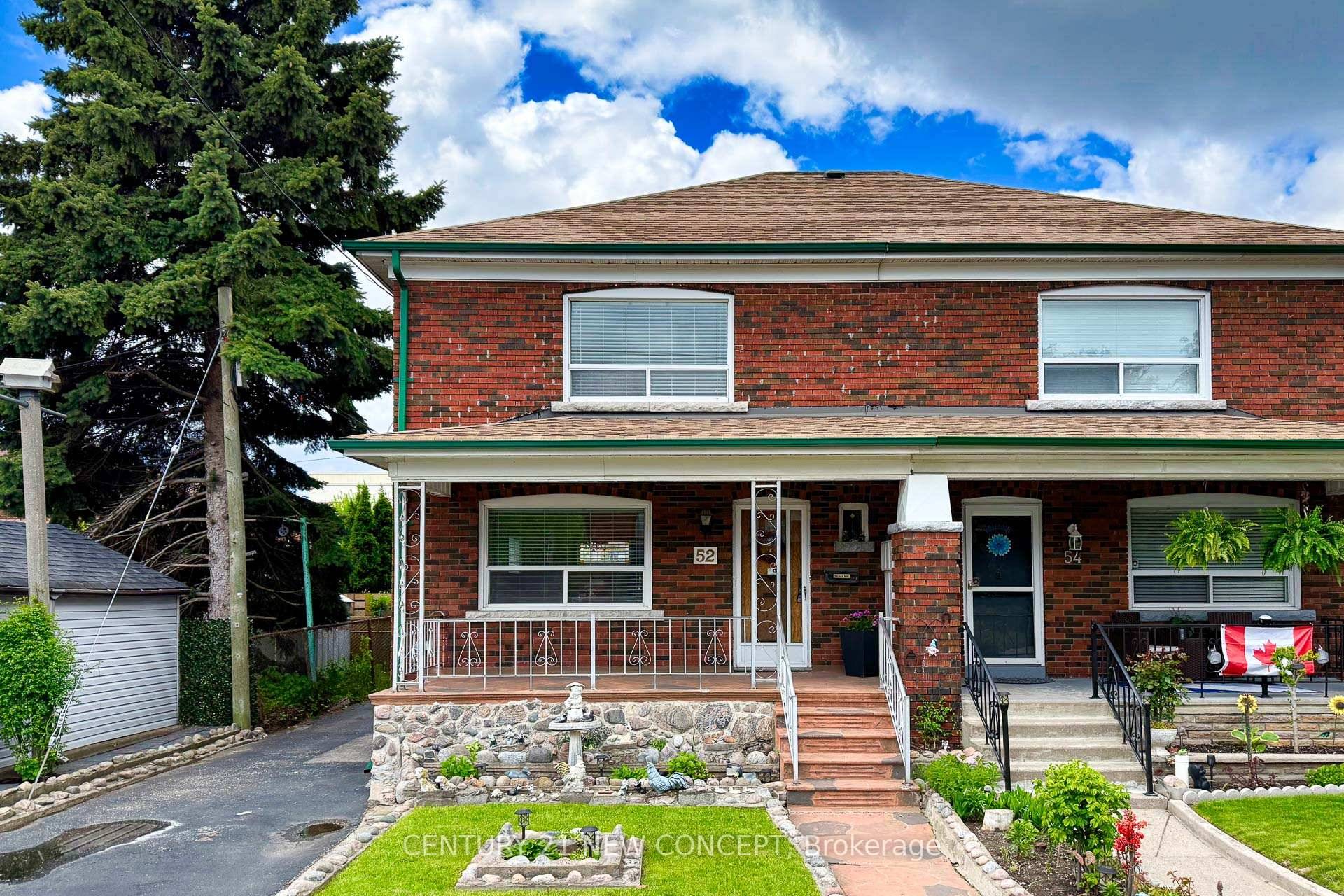 Welcome To This Charming 3 Bedroom, 2 Bathroom Solid Brick Semi With A Rare Large Private Driveway.