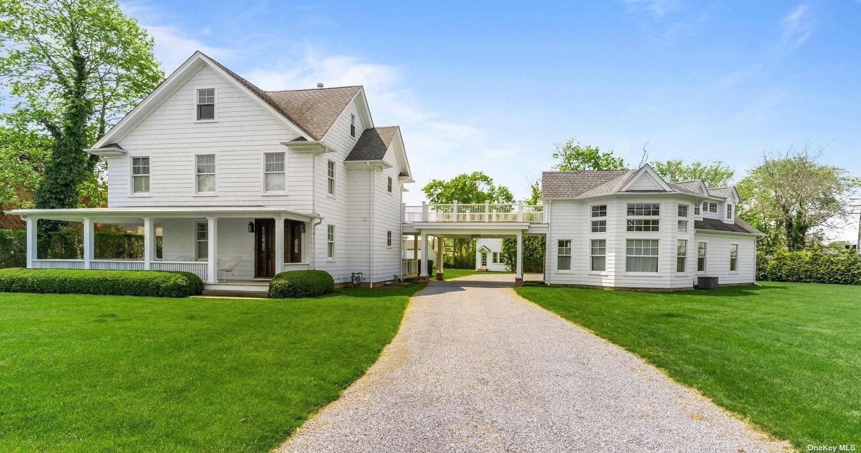 Summer in this beautiful modern custom designed home situated in the most coveted location in Westhampton Beach.