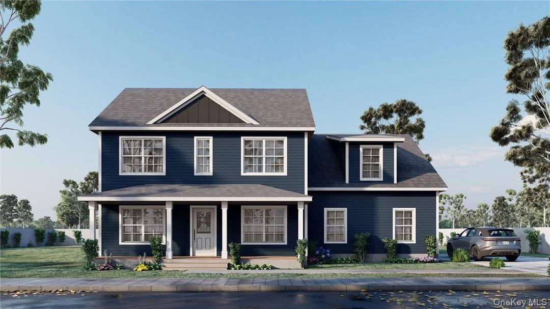 This home is currently under construction, with foundations complete.