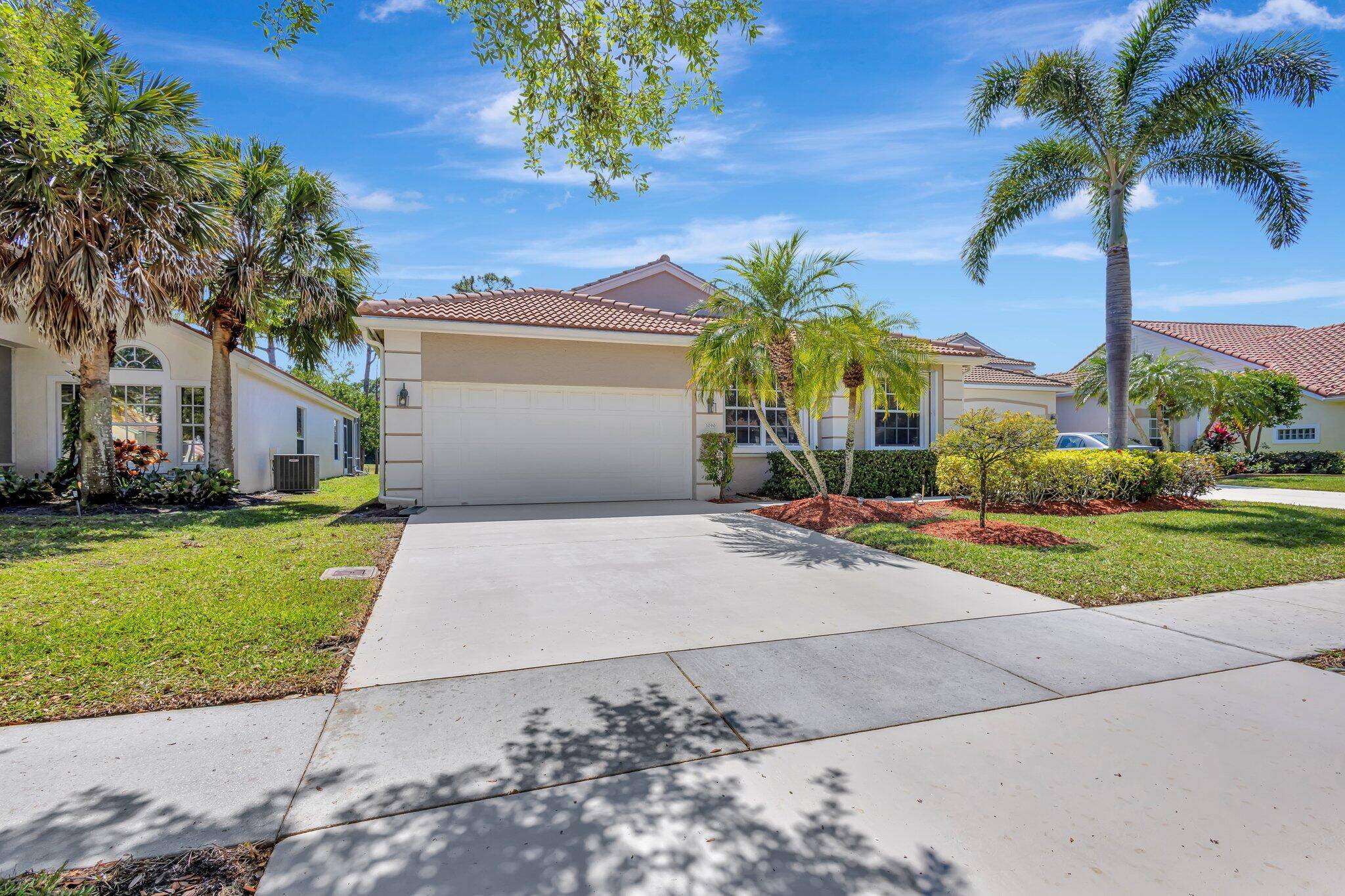 This elegant beautiful 3 bedroom, 2 bath 2 car garage CBS Home located in the desirable gated Community of Summerfield !