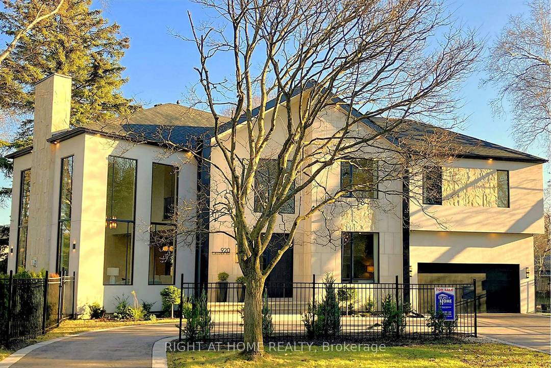 Custom Estate New Built In Offering Around 6, 500 sqf Of Luxury Living Space 4200 sqf Above Grade Where Modern Architecture Meets Luxury, Published In DesignLinesMagazine, Located In Highly Sought ...