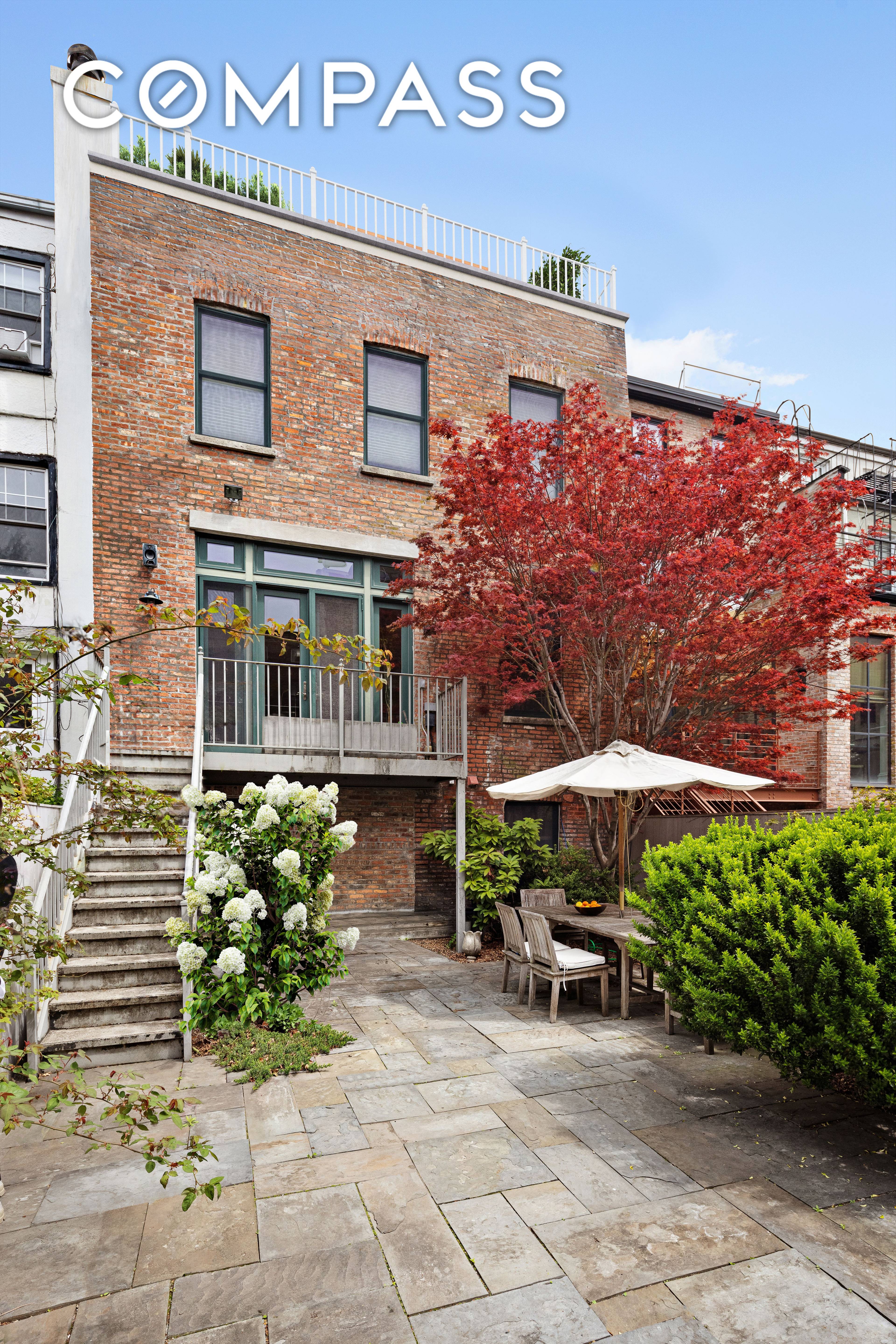A contemporary behemoth hidden behind a stately, 19th century Greek Revival facade, 126 Pacific Street presents the pinnacle of Brooklyn townhouse living.