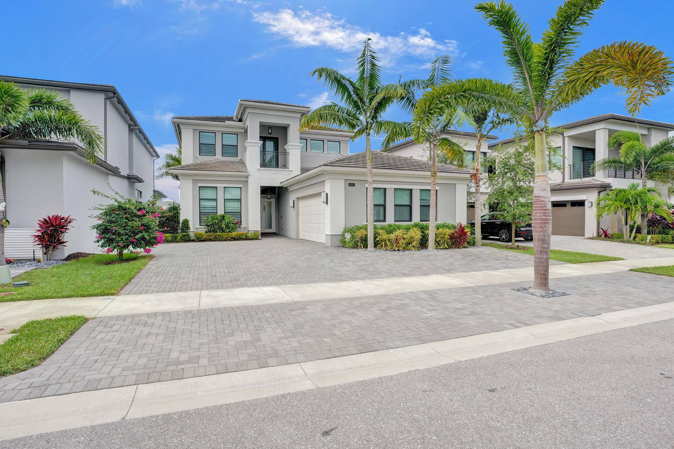 Fully furnished and beautifully decorated 4BR 4BA Vienna Grande model in prestigious Boca Bridges.