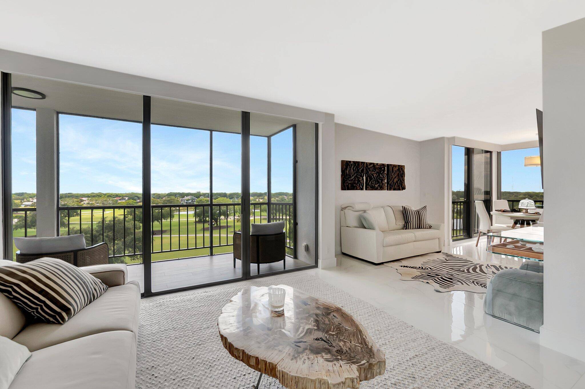 Move right into this Beautifully Renovated 2 bedroom 2 bath with water and golf views !