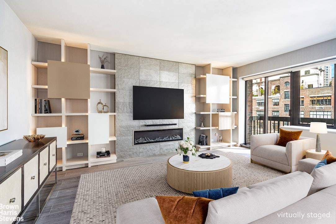 Apartment 16B at 350 East 72nd Street is a two bedroom, two bathroom condominium that has undergone a meticulous gut renovation to transform this property into an unparalleled fusion of ...