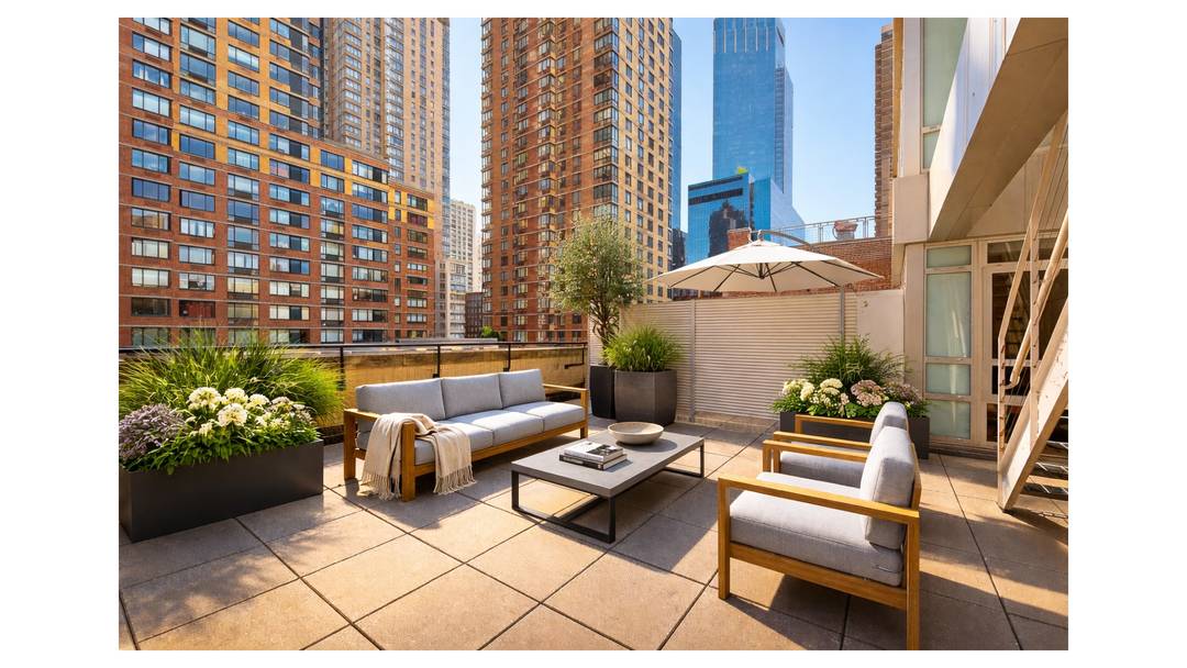 Penthouse 2 is part of the exclusive penthouse collection at 426 West 58th Street, offering 2, 615 square feet of interior space and 633 square feet of private outdoor space, ...