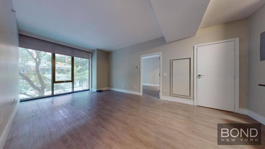 Extra spacious and gut renovated 2 bedroom flexible 3 2 bathroom home in a stunning Theater House building.