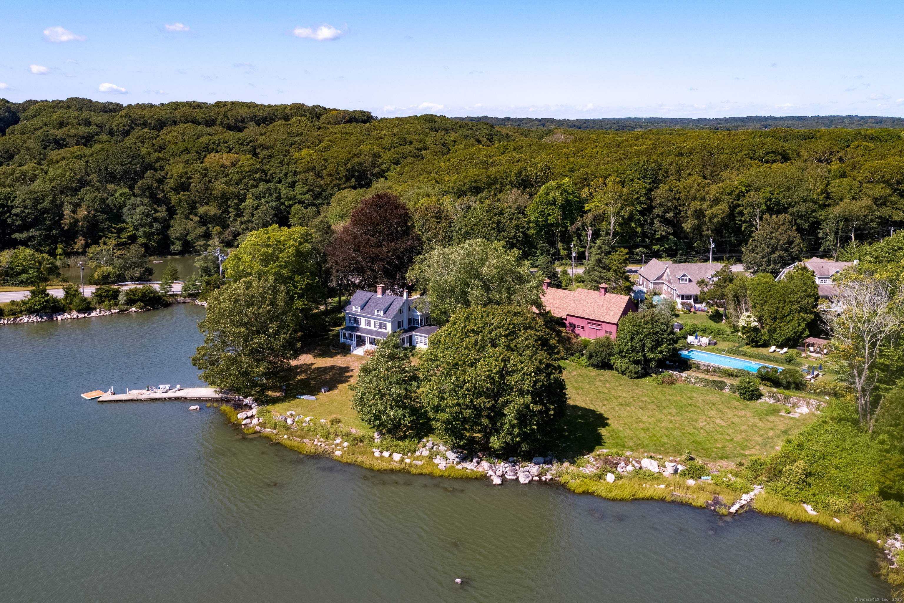Esteemed shipmaster Captain Silas Beebe created an enduring legacy at this 19th century gentleman's farm with 524' of Beebe Cove frontage.