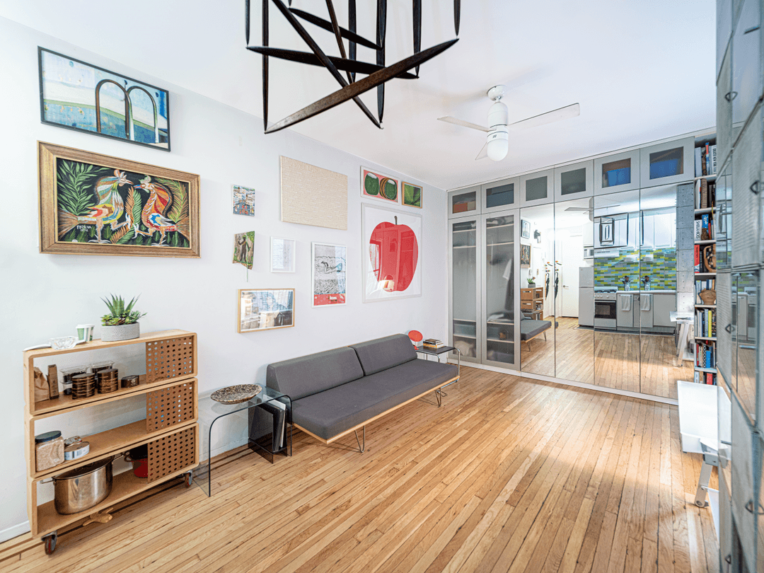Welcome to Residence 4F A Studio That Truly Lives Large in the Heart of the Upper West Side Nestled on a beautiful, tree lined block just one short block from ...