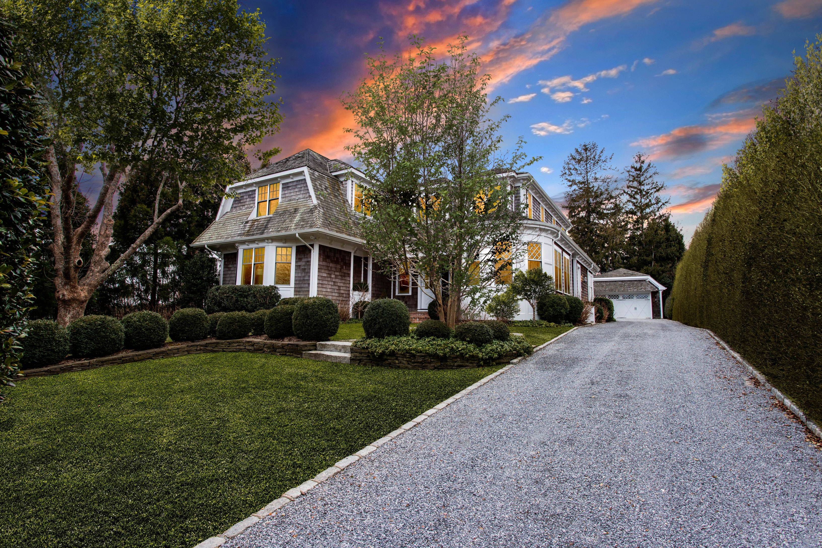 Unique Gambrel Style in Village of Southampton