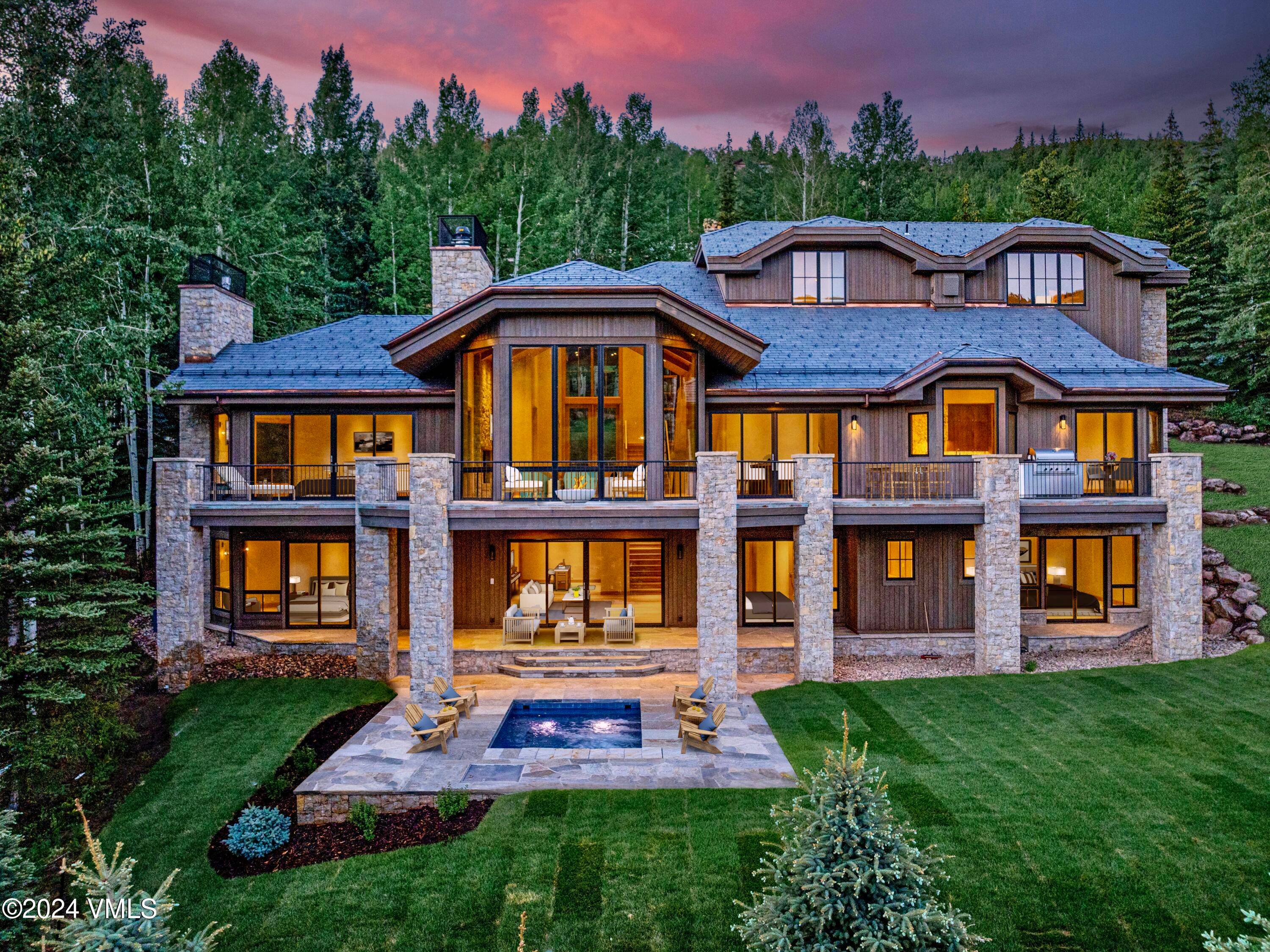 Situated in Vail's most exclusive gated community, boasting sprawling panoramic views of Vail Mountain, sits 1058 Riva Glen.