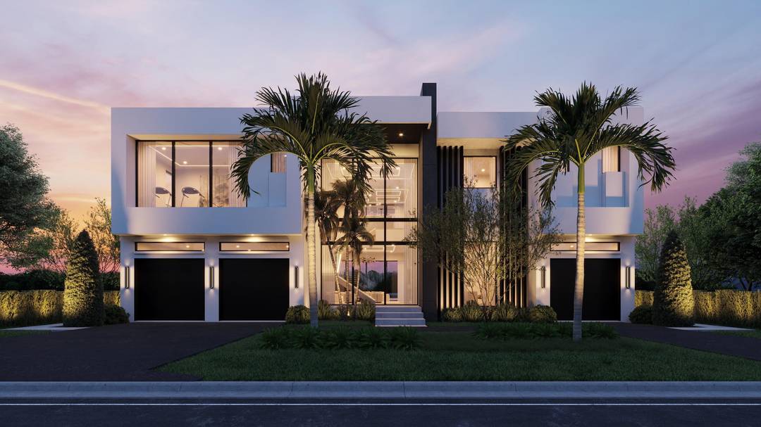 A must see new construction waterfront estate, scheduled for completion February 2026, located in the highly desirable Tropic Isle neighborhood.