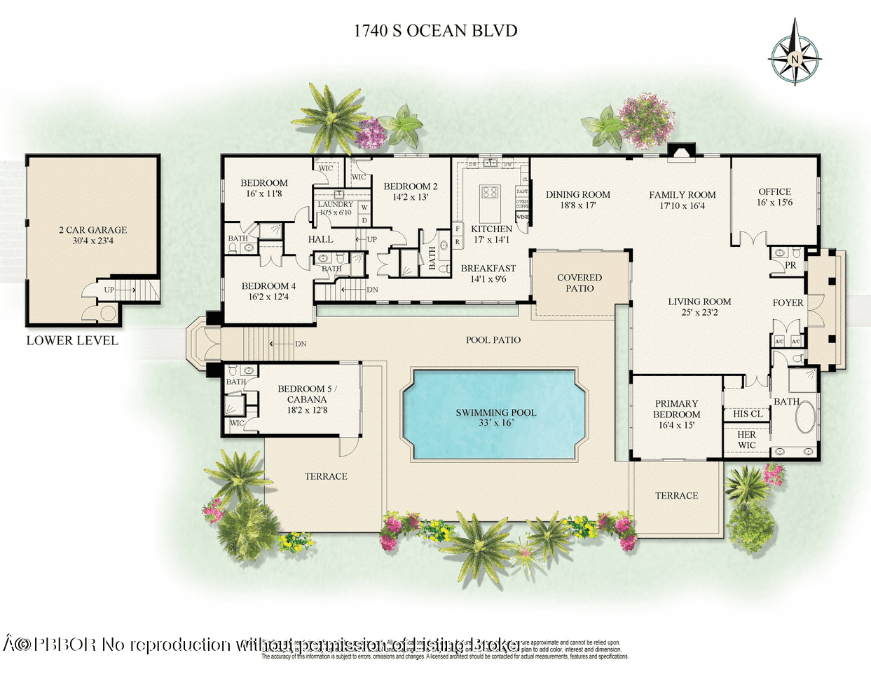 Welcome to 1740 S Ocean Blvd, a gut renovated oceanfront home with spectacular views on Billionaire's Row in the coveted Estate Section.