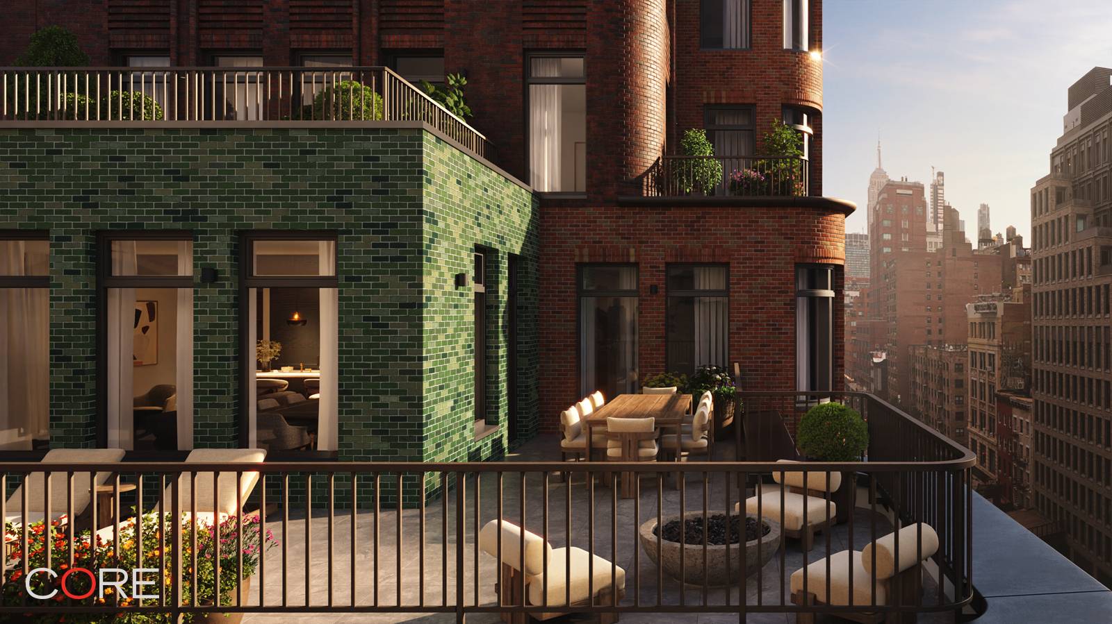 Welcome to Residence 7G at The Village West, an expansive three bedroom, three bath corner home with a private outdoor terrace, designed by BKSK Architects and developed by IGI.