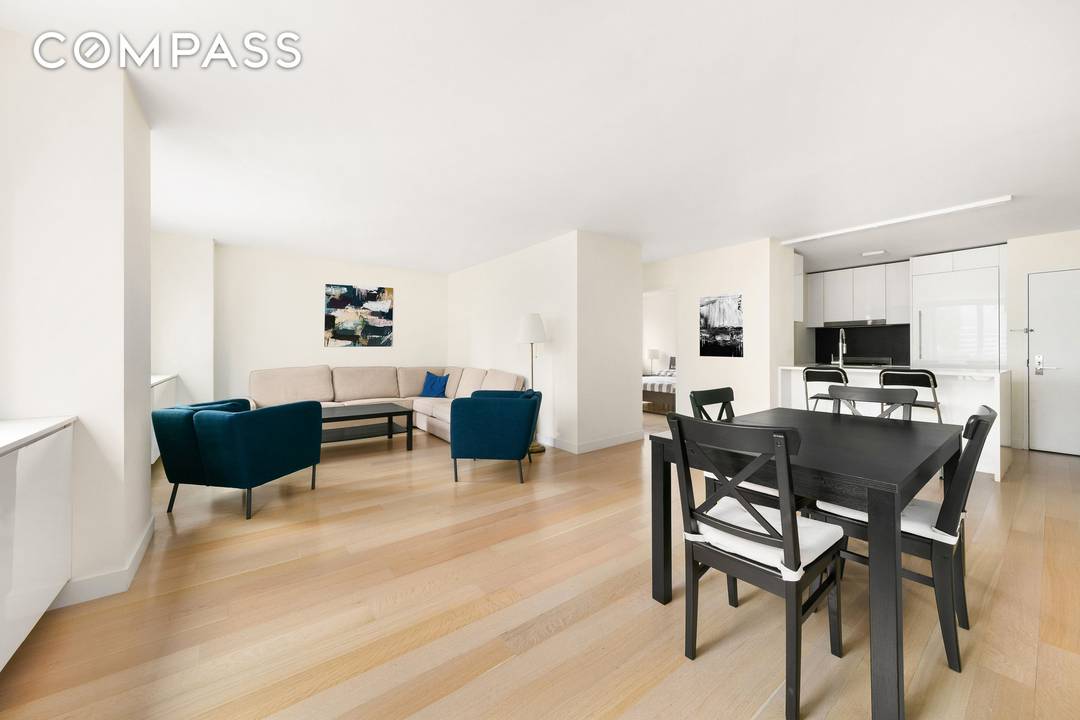 The unit 19K spans 1040 square feet giving homeowners a generously proportioned two bedroom convertible to 3 bedroom, two bathroom home situated in the heart of Manhattan s Hell s ...