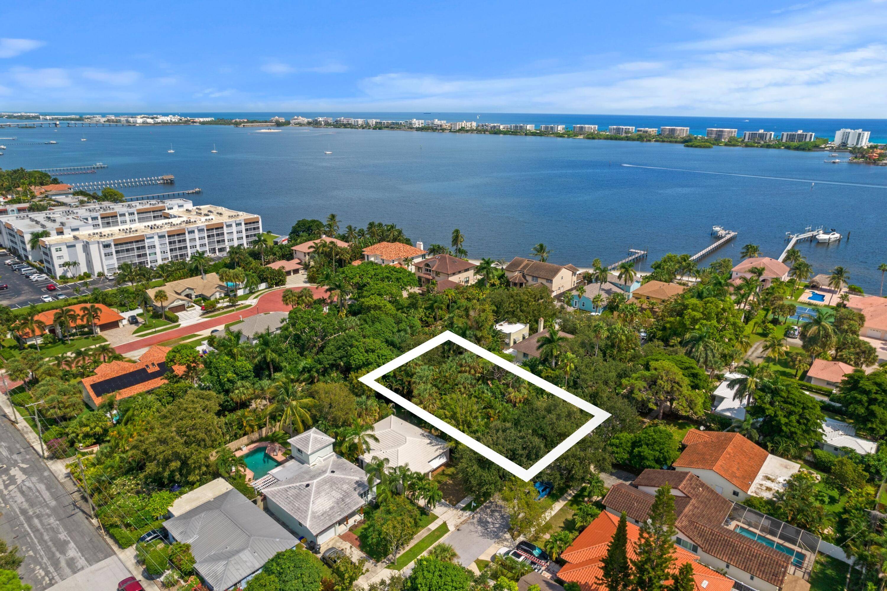 Rare, empty, buildable lot, east of Lakeside Drive in Lake Worth Beach.