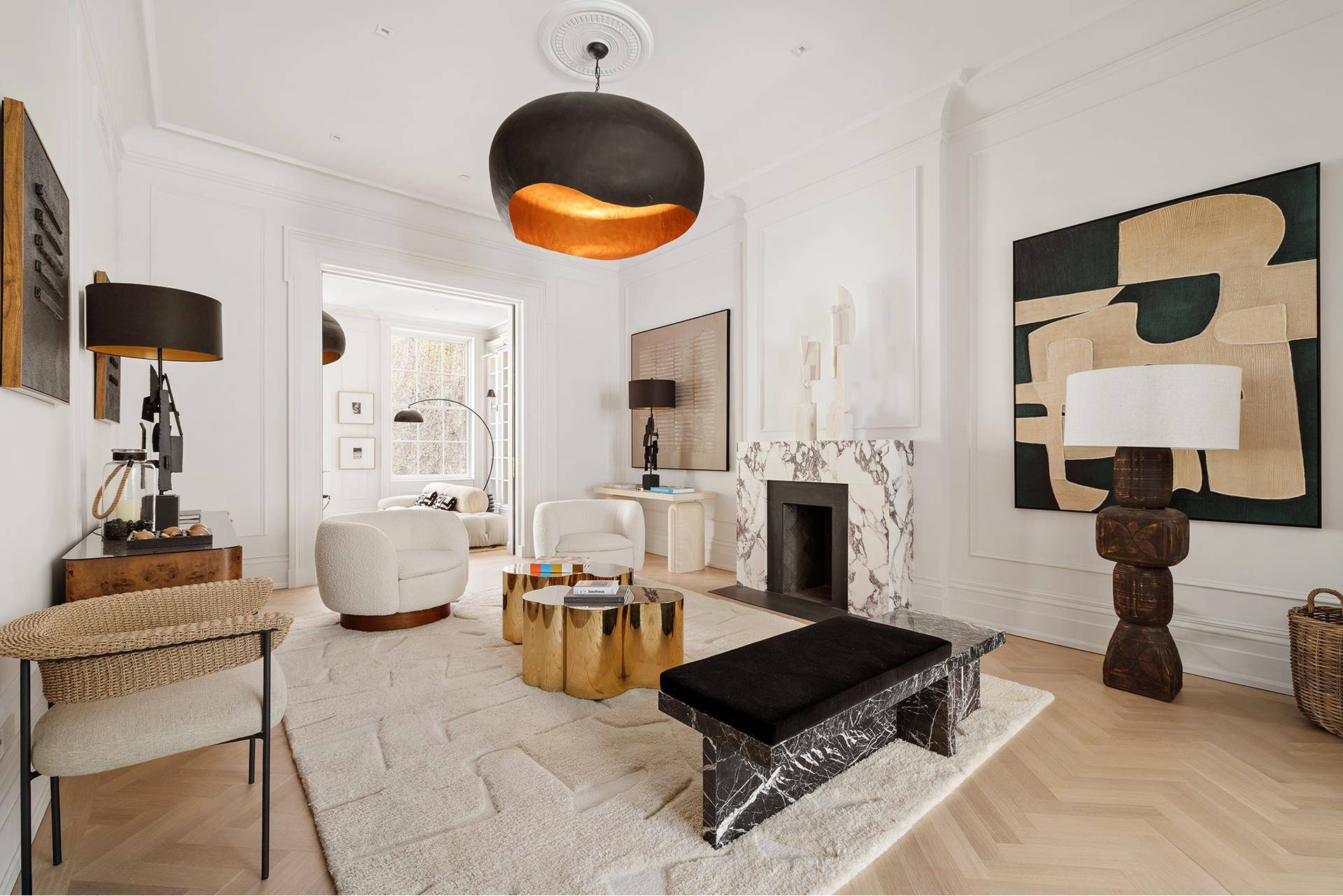 Step into an extraordinary six story mansion plus roofdeck that masterfully blends historic grandeur with cutting edge comfort.