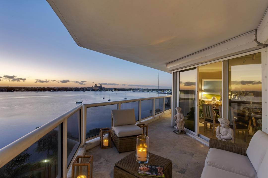 LOCATION 1617 North Flagler Drive, 10B 8239 ; West Palm Beach, Florida Exclusive Villa Del Lago, a 12 floor residential tower with two units per floor ensuring a high degree ...