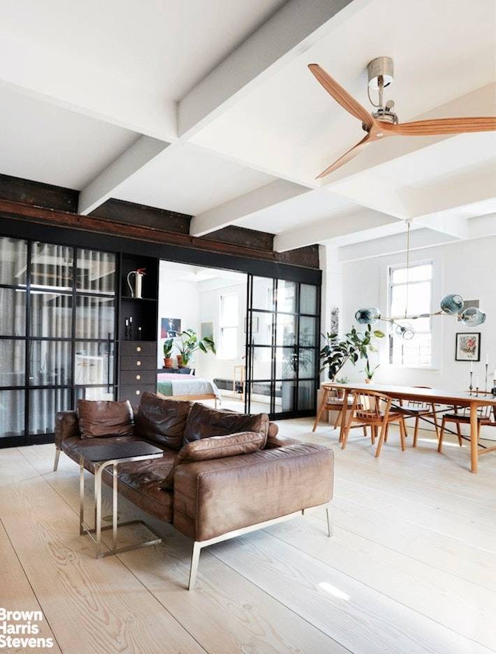 Straight out of the pages of Architectural digest this 3 bedroom loft in the heart of Tribeca was conceptualized to meld Scandinavian Modern design with Tribeca industrial by S ren ...
