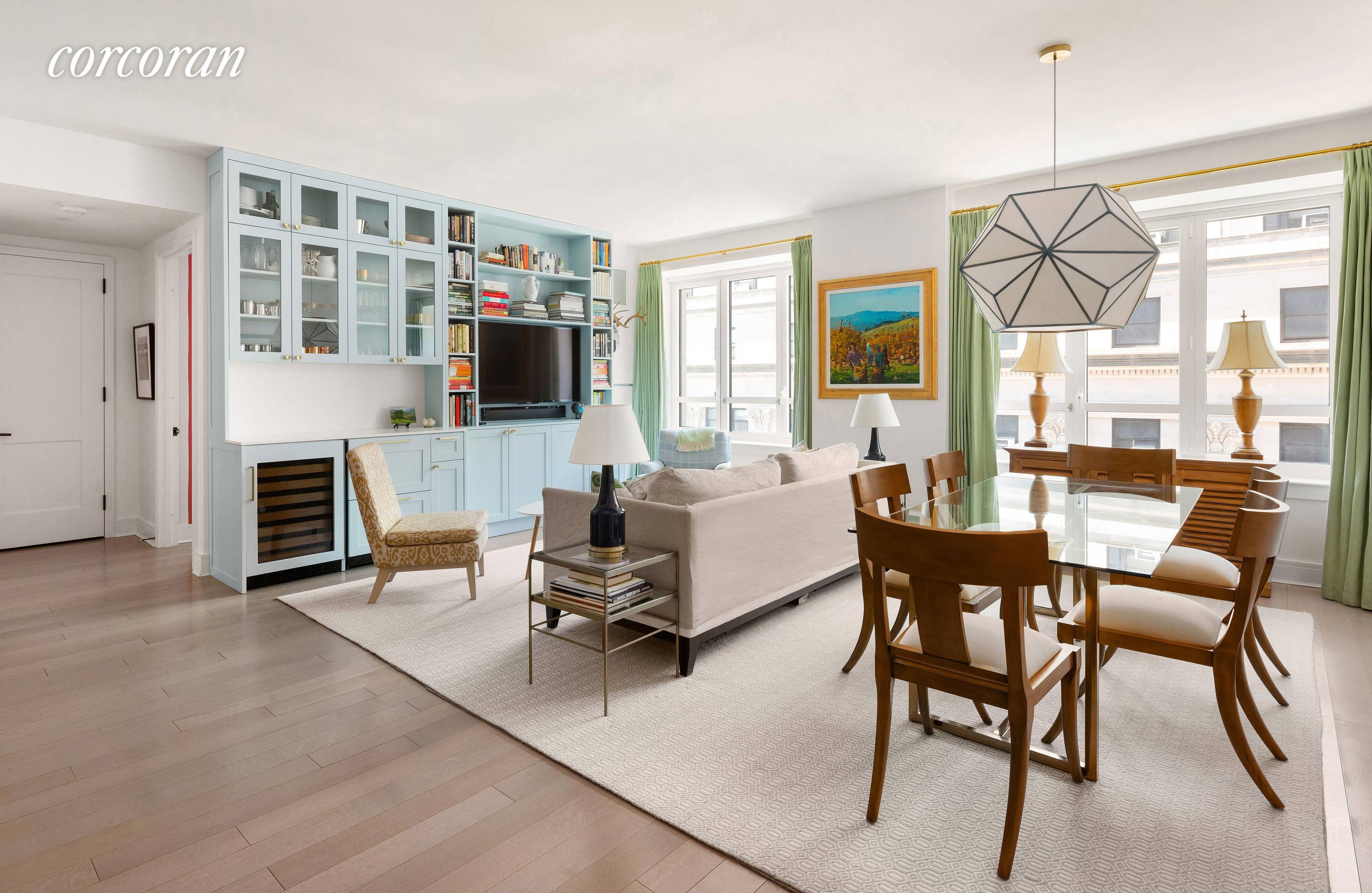 Apartment 1106 at The Boerum is a happy, and cheerful home lovingly maintained and in mint condition.