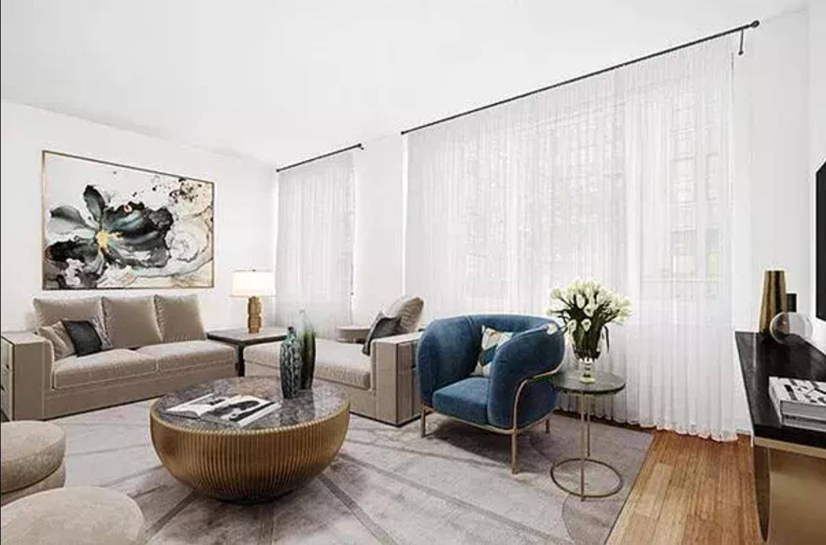 Huge Rent Stabilized 1 bedroom plus alcove space with w d in unit, WIC plus South Facing exposure.