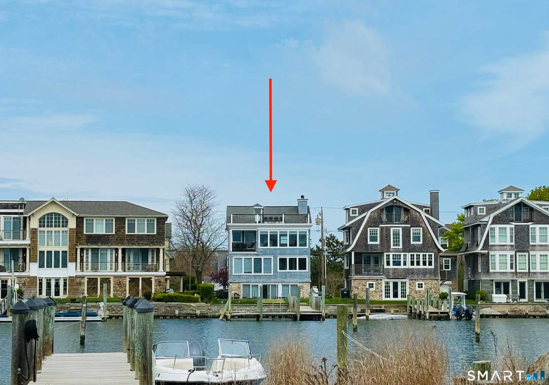 RARE OPPORTUNITY ! Waterfront living with dock at its finest with excellent deep water access by boat to Fishers Island Sound and beyond !